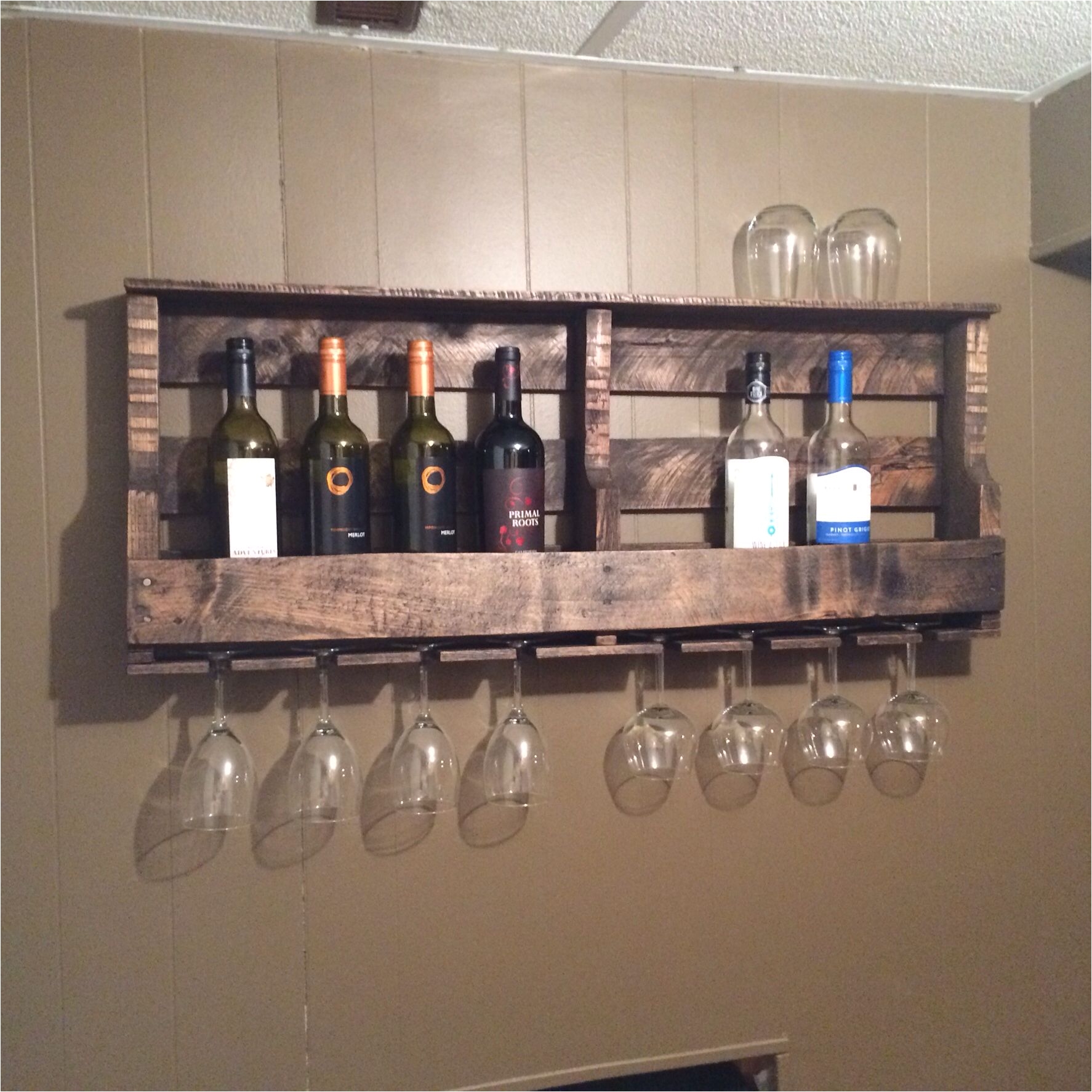 pallet wine rack wrack