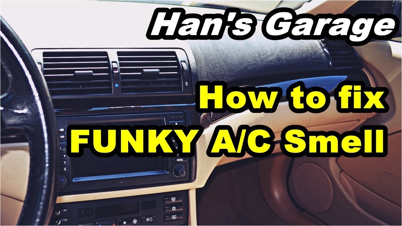 bmw diy video how to get rid of funky a c smell