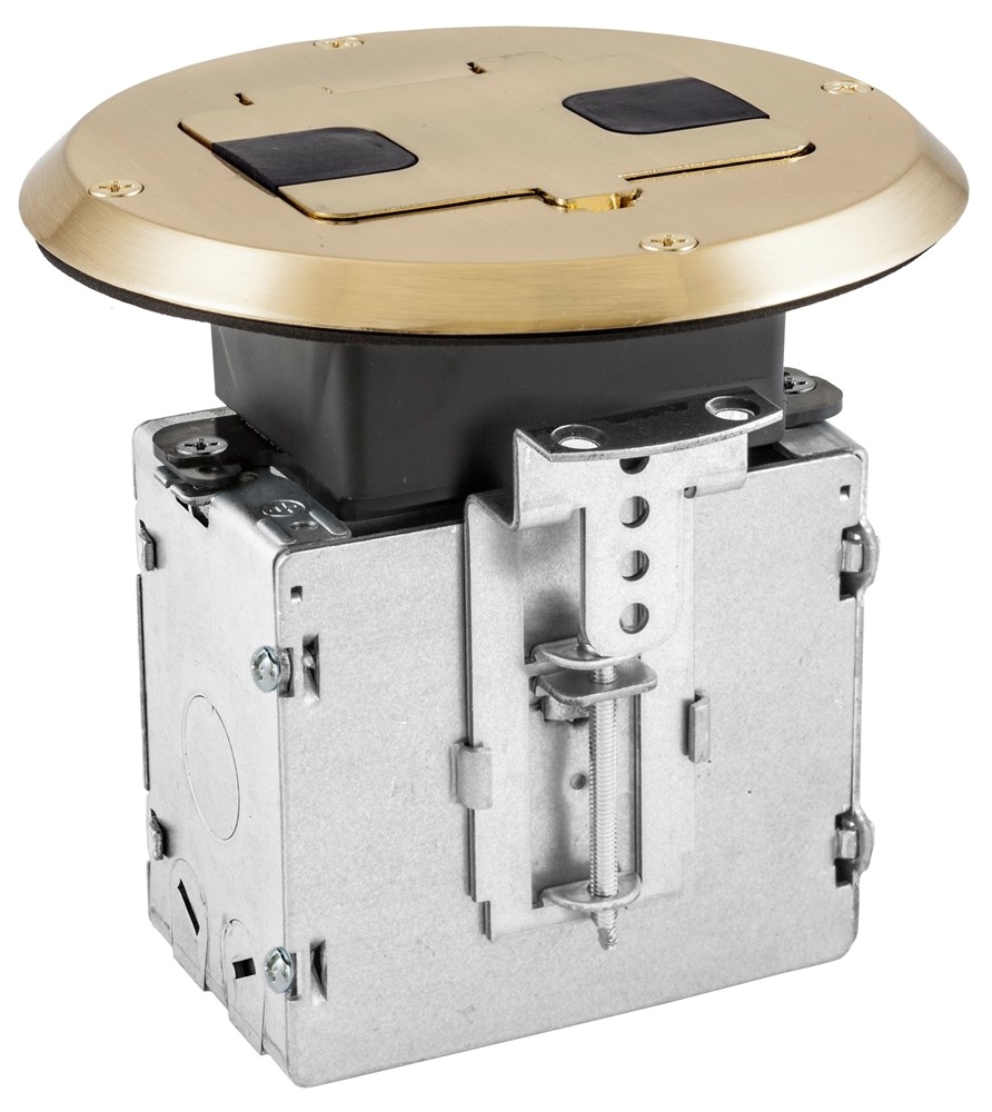 hubbell wiring rf515br hubbell wiring rf515br homeselect netselect reg round floor box solid brass