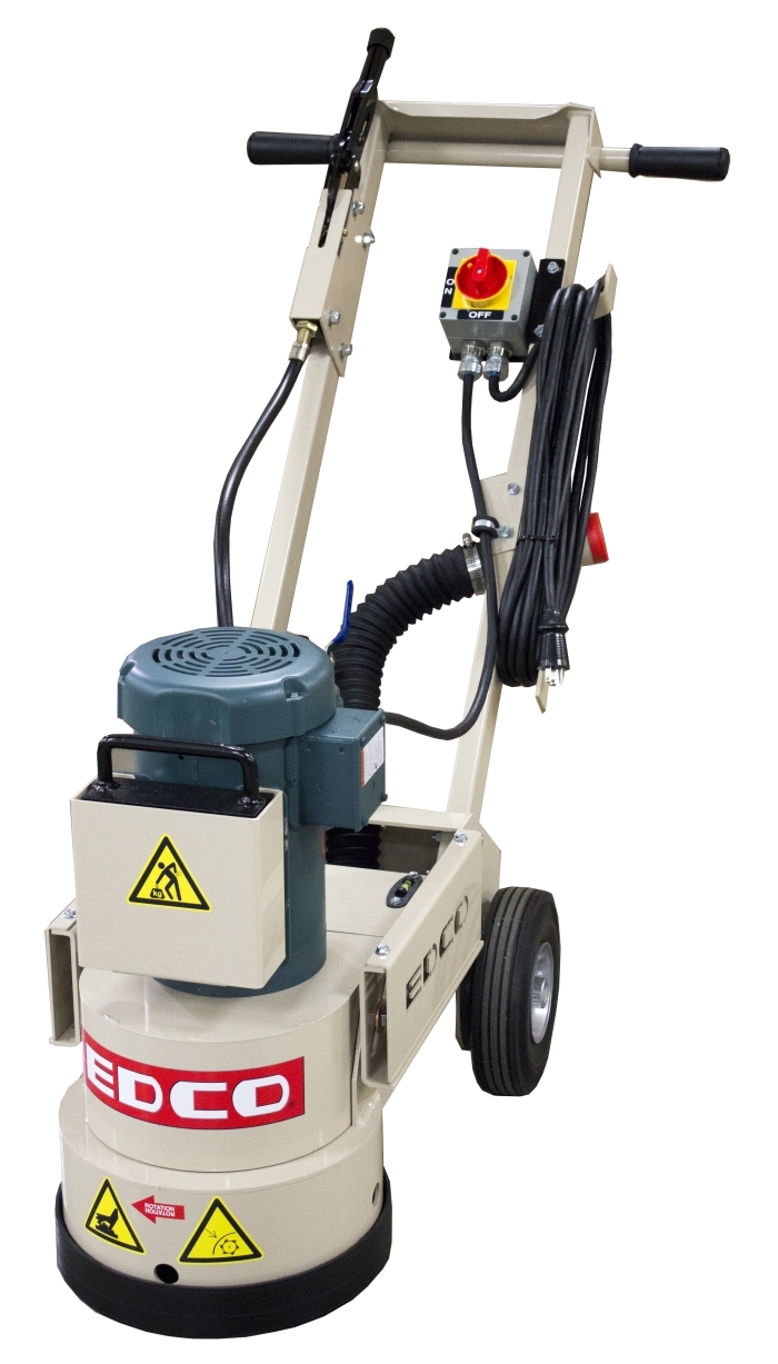 edco sec ng wedgeless electric 1 5 hp 115 230 volt floor grinder