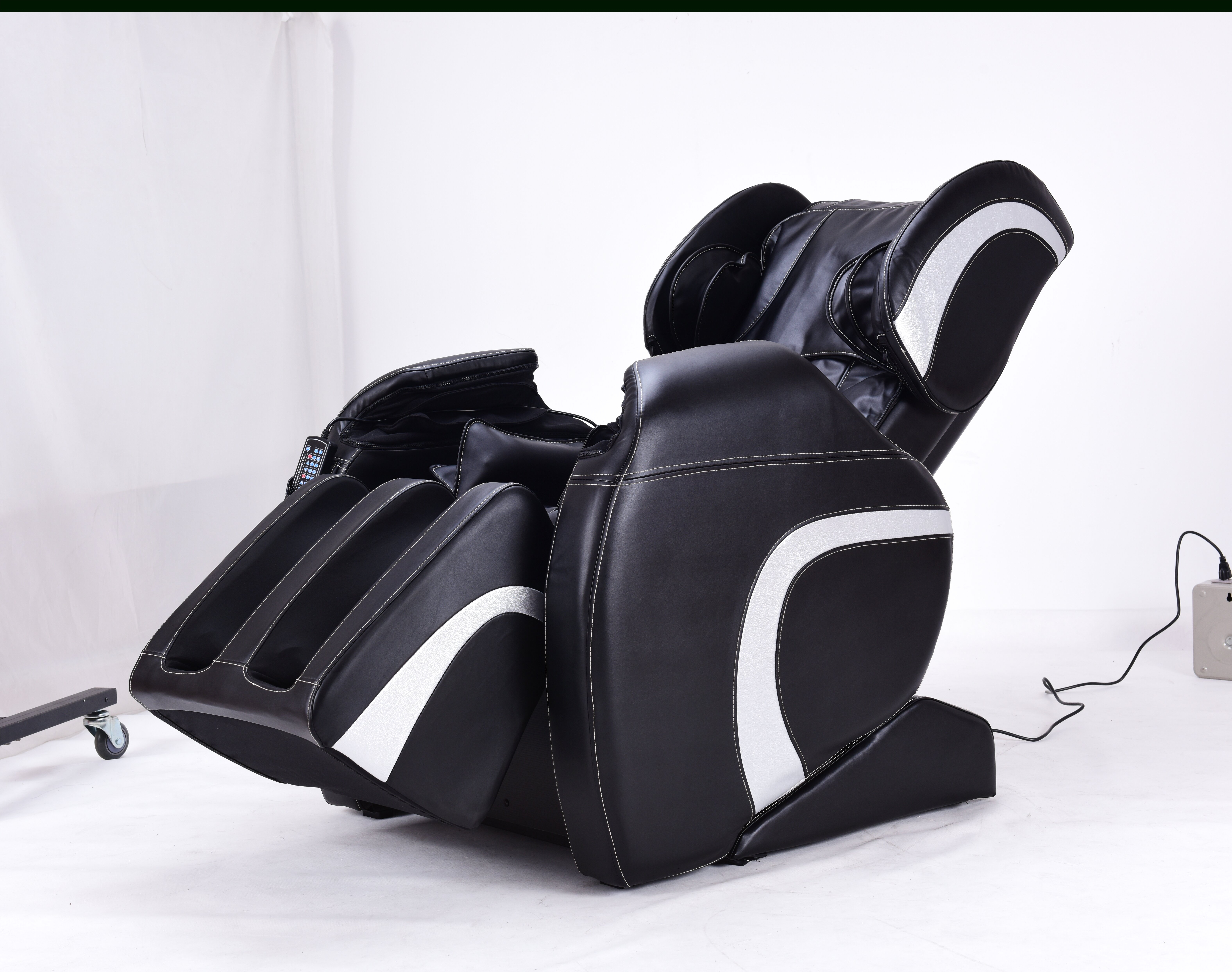 gymax adjustable electric recliner full body massage chair 22 airbags home walmart com