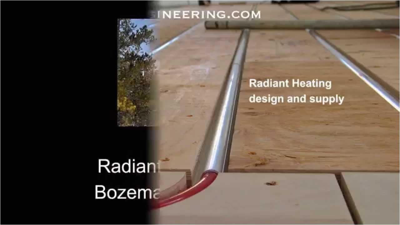 radiant underfloor heating with thermofin
