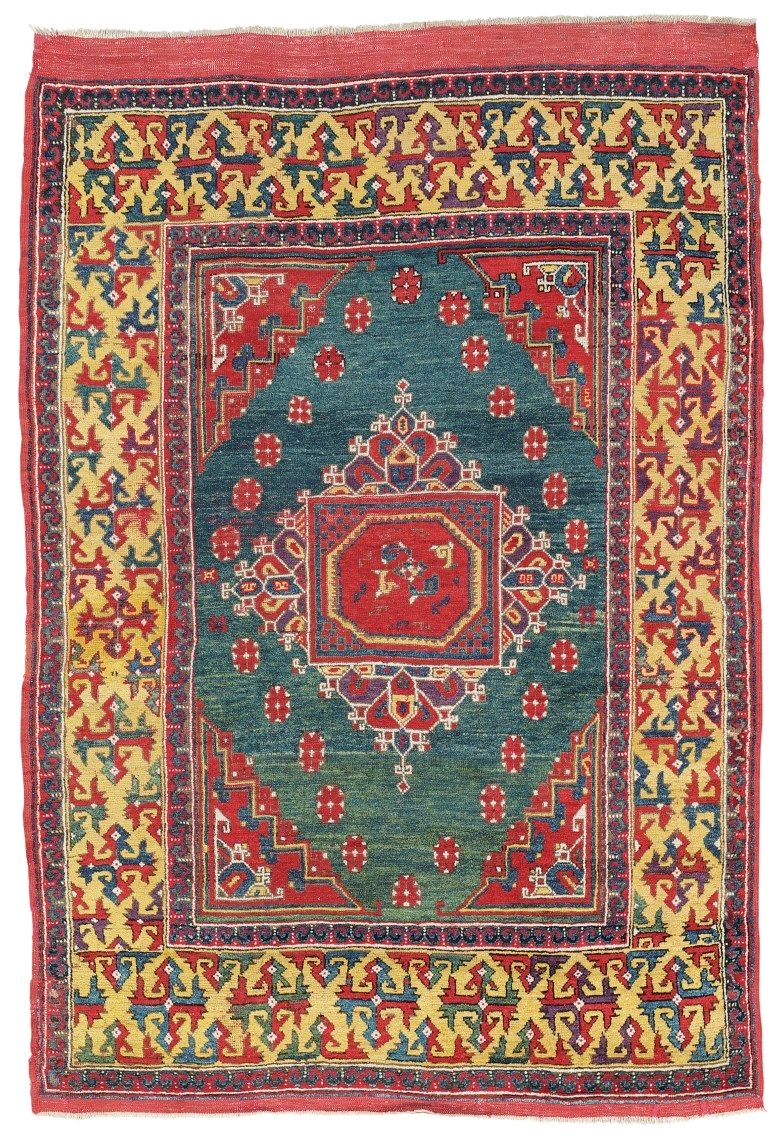 oriental rugs and carpets how to pick the right one a west anatolian ghirlandaio rug late 17th century 6 ft 11 in x 4 ft 8 in 210 cm x 141 cm