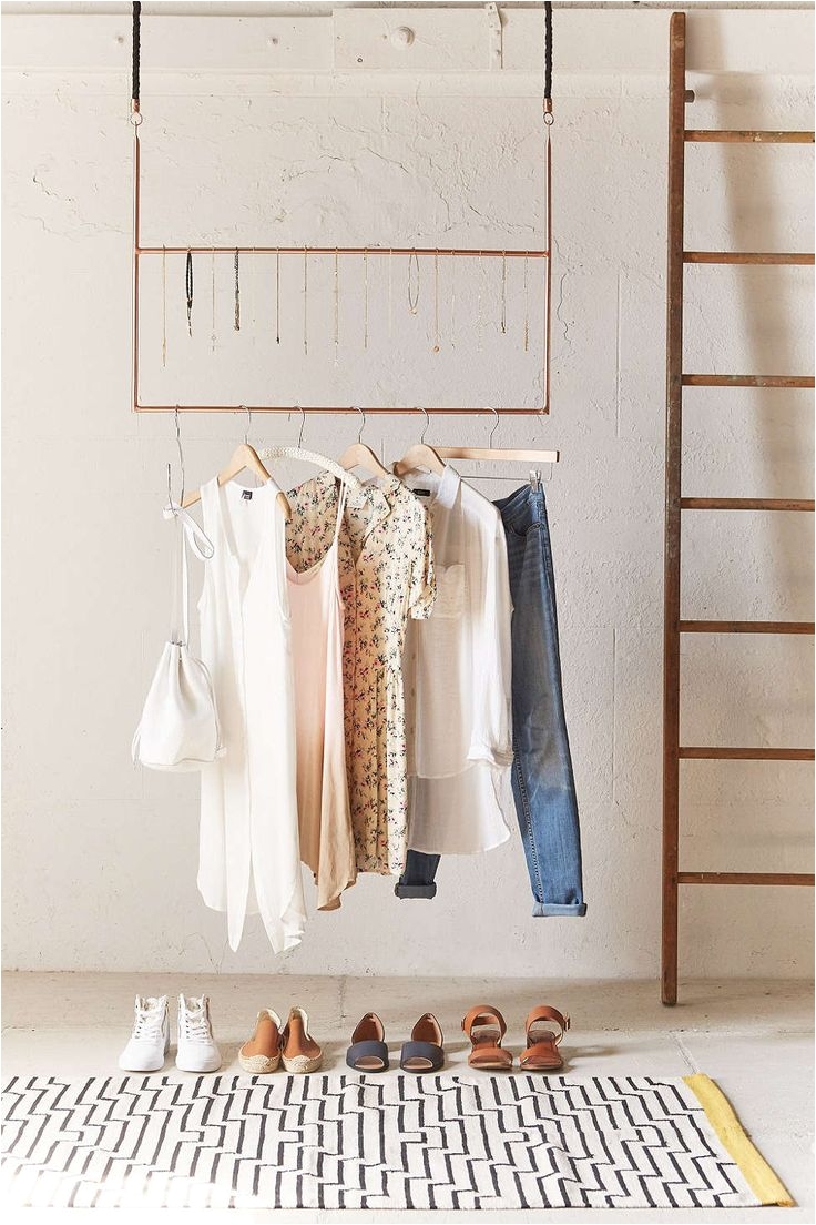 ceiling clothing rack