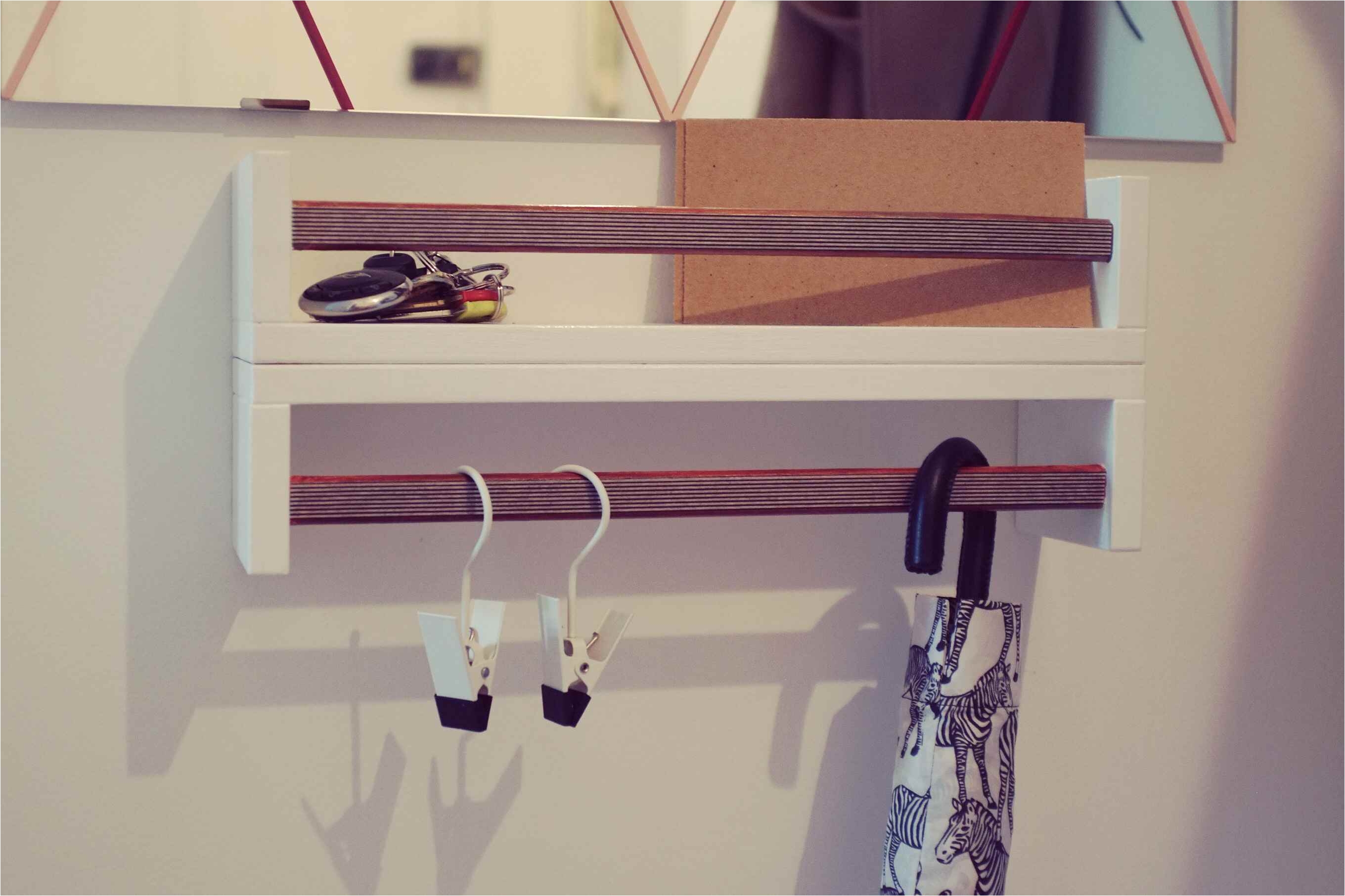 Ikea Clothing Rack Hack 15 Ikea Hacks for Small Entryways