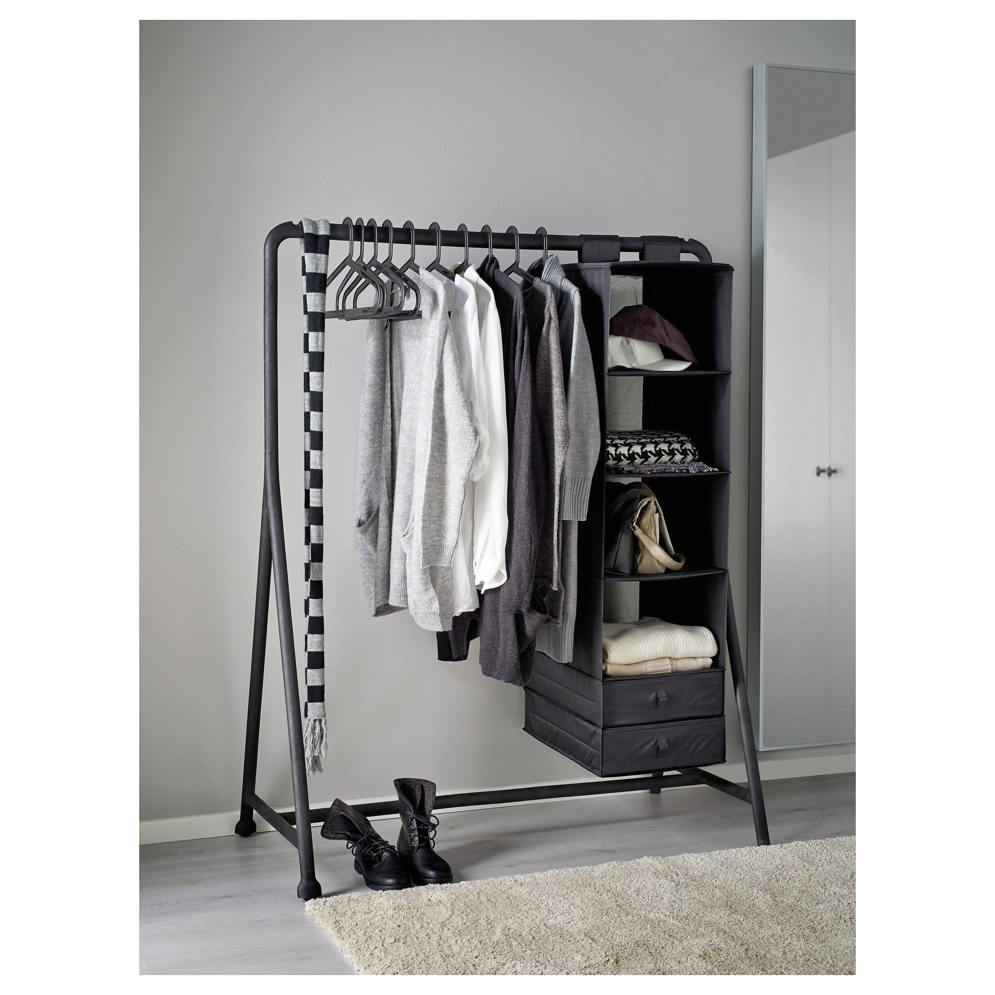 turbo clothes rack in outdoor black 0419110 pe576087 s5y wardrobe ikea suitable for both indoor and