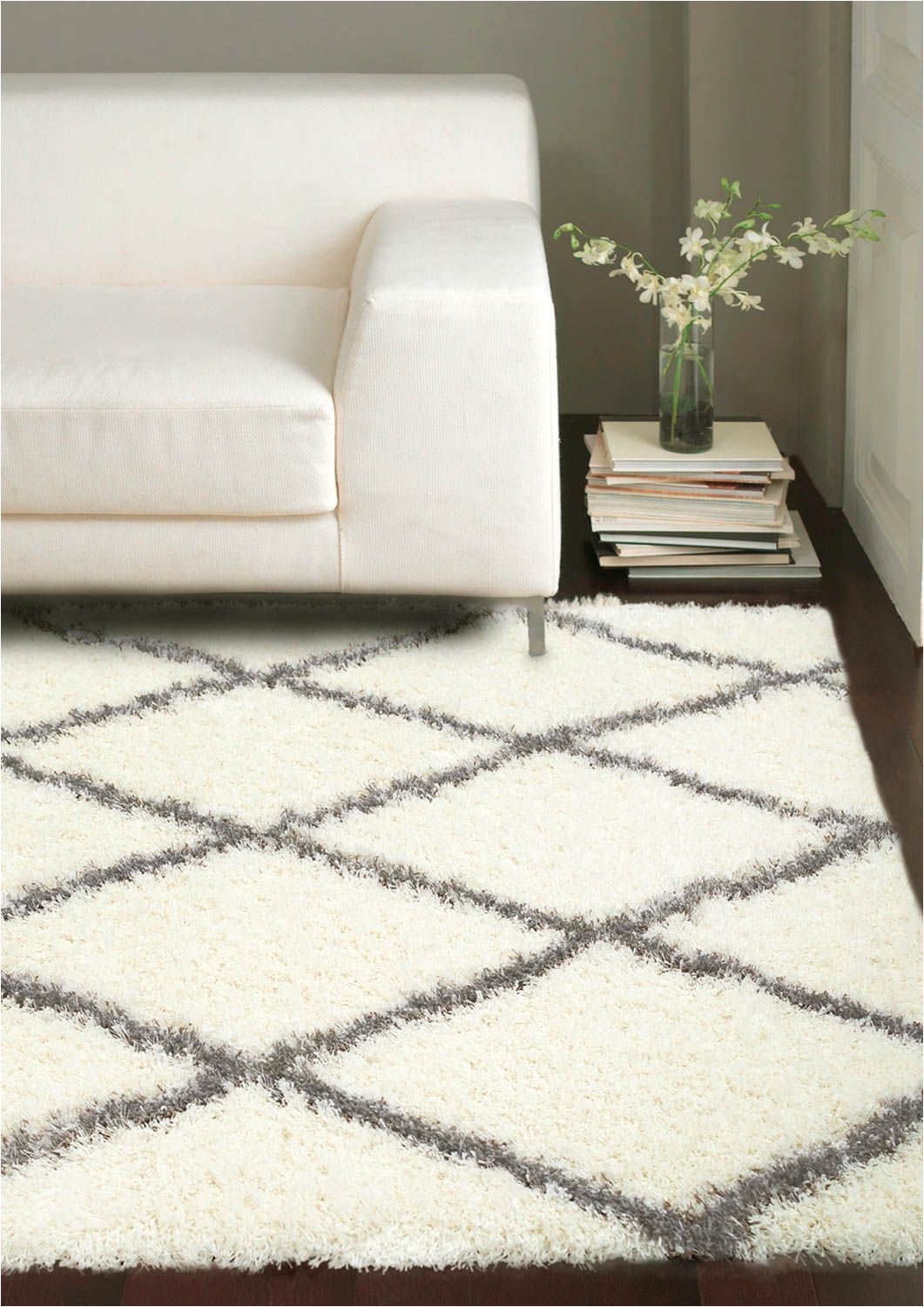 rugs usa moroccan diamond shag grey rug still really want this rug one day i m just going to order it in the meantime i m on the lookout