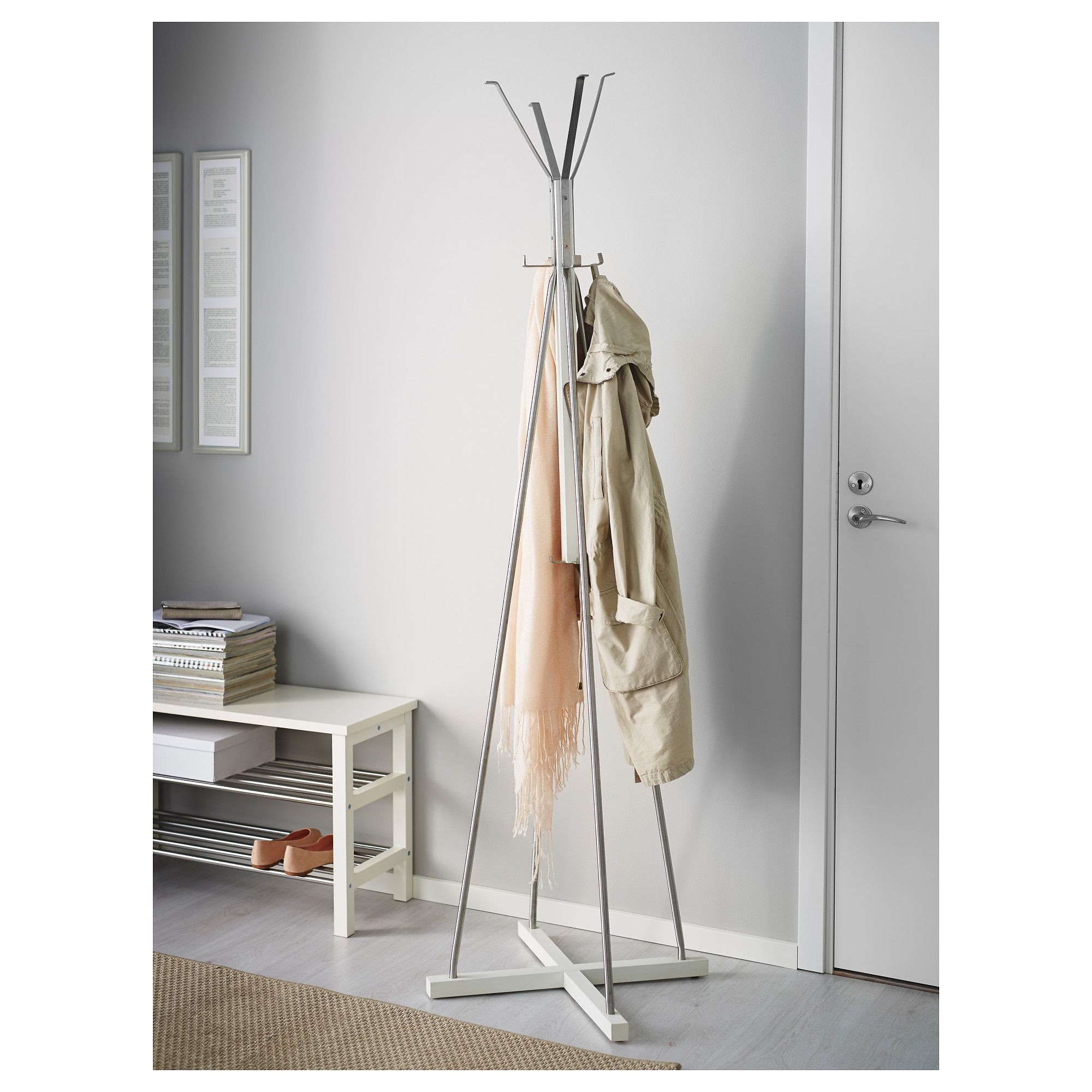 ironing board wall hook lovely ikea tjusig hat and coat stand coat rack stand pinterest
