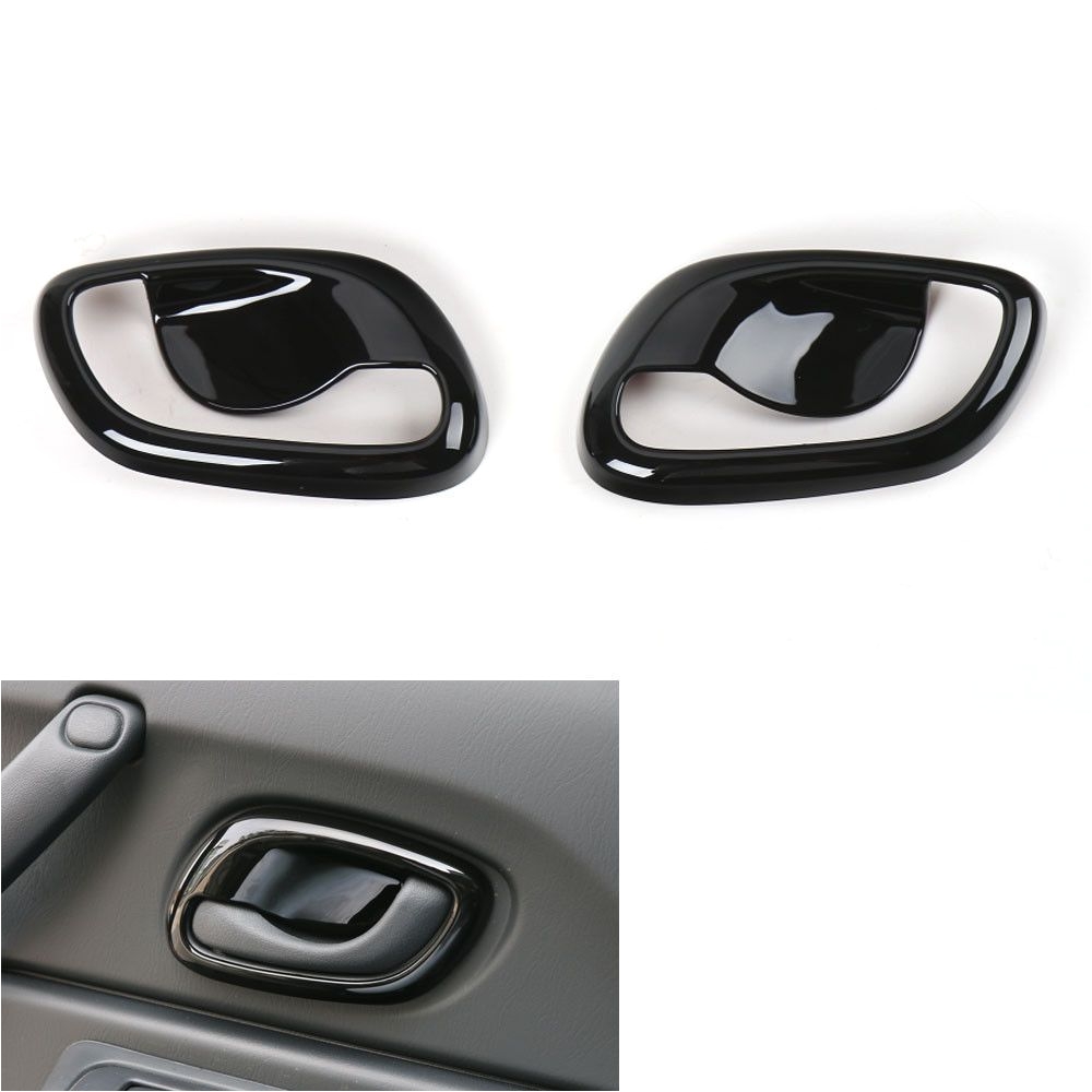 2pcs car inner door handle bowl cover trim styling sticker fit for suzuki jimny 2007 08
