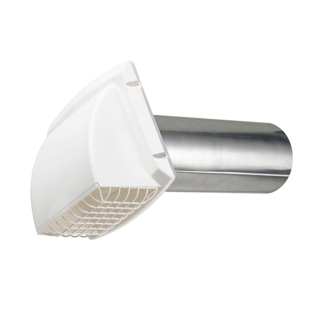 everbilt wide mouth dryer vent hood in white