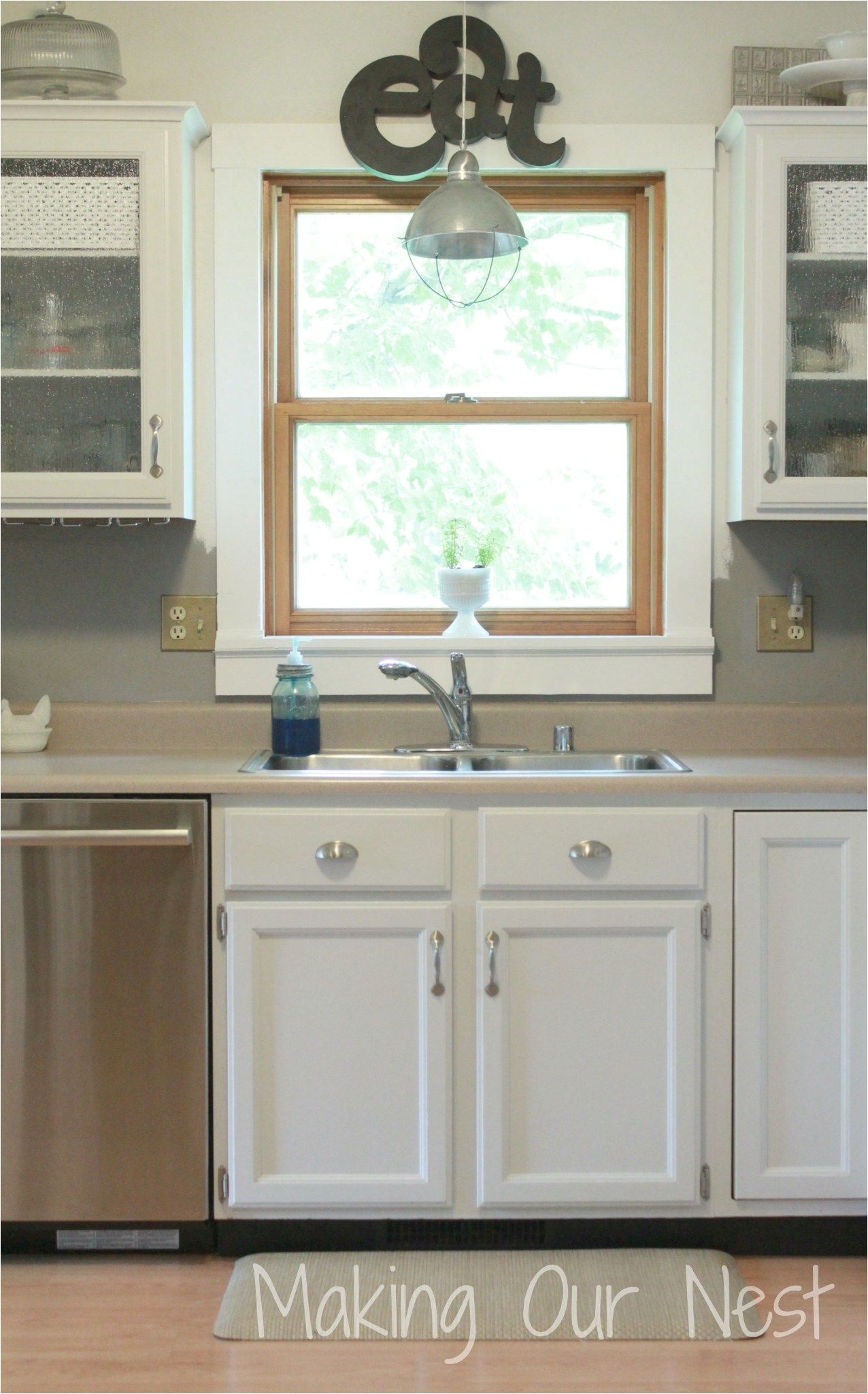 kitchen window ledge white trim kitchen