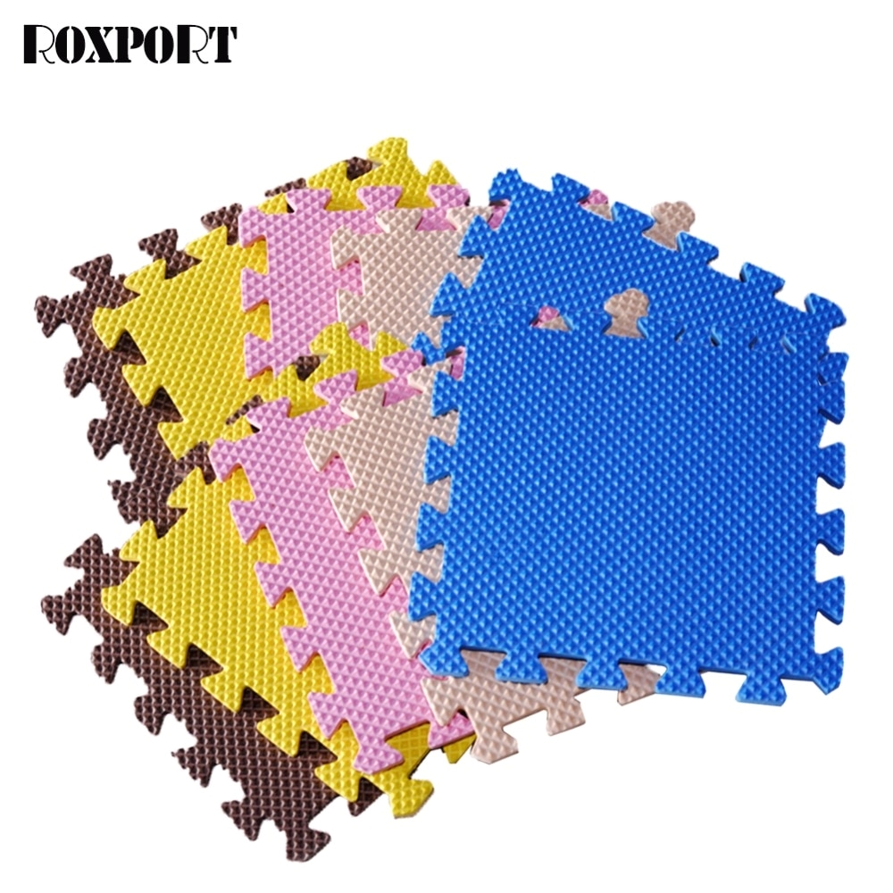 9pcs puzzle mat baby kids mat soft foam game play crawling mat with edge kids toys