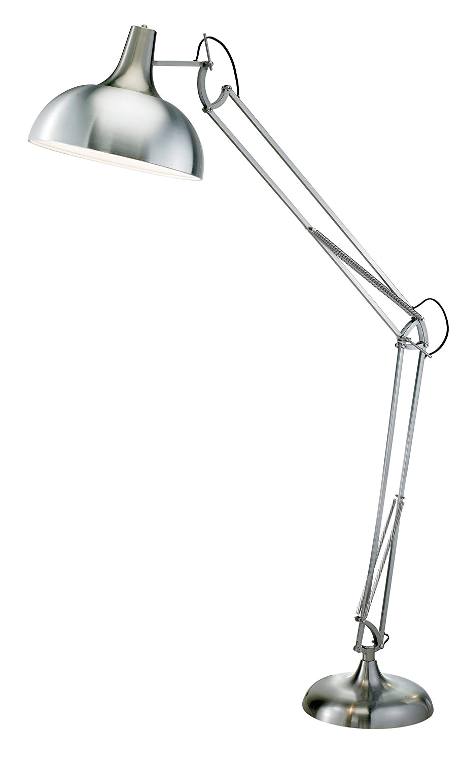 Intertek Magnifier Floor Lamp Adesso 3366 22 atlas Floor Lamp Adjustable Night Lamp In Satin