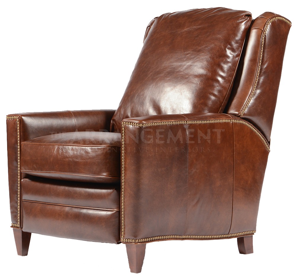 irving leather recliner the arrangement