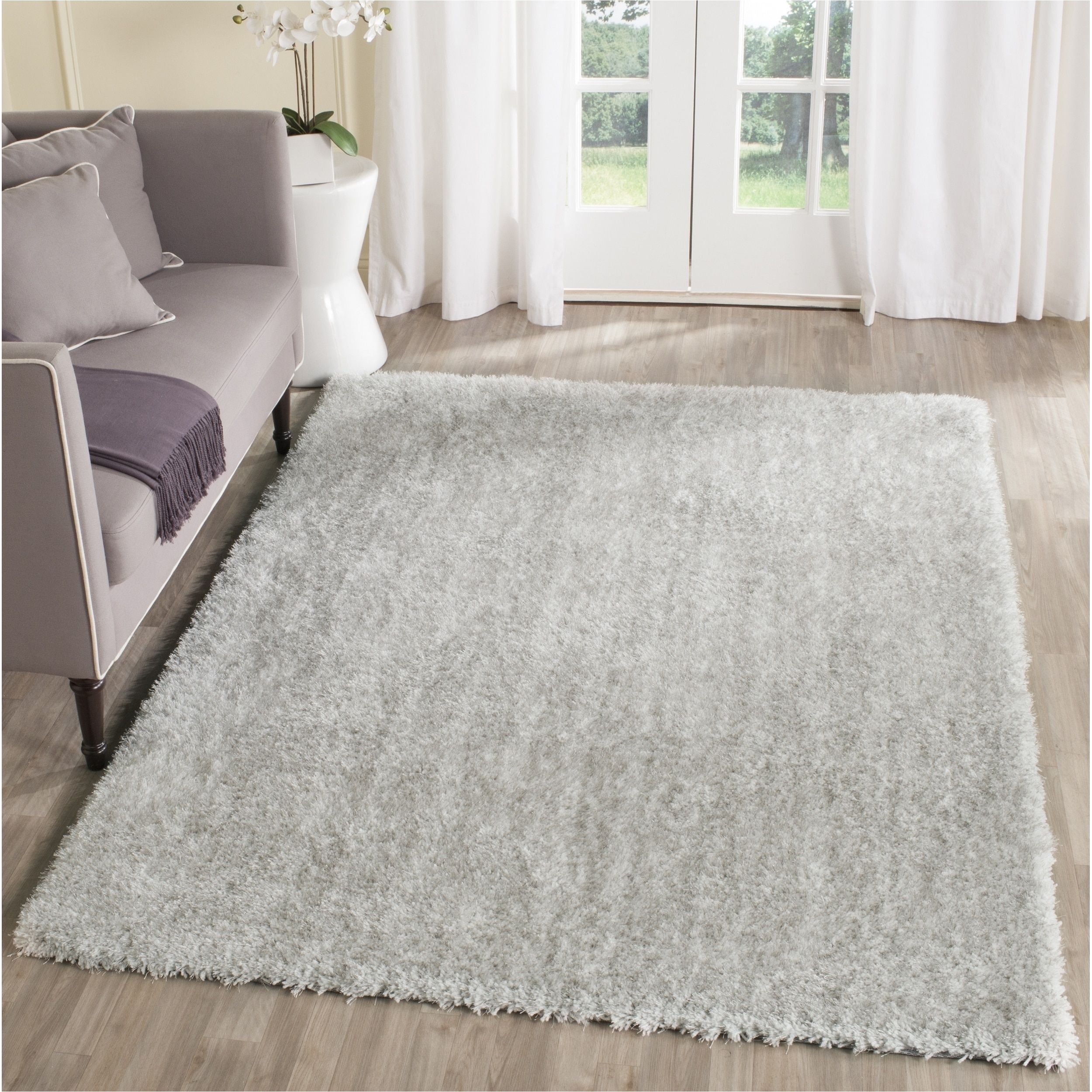 safavieh toronto handmade ivory light grey shag rug 4 x 6 sgtw711a 4 size 4 x 6 polyester geometric