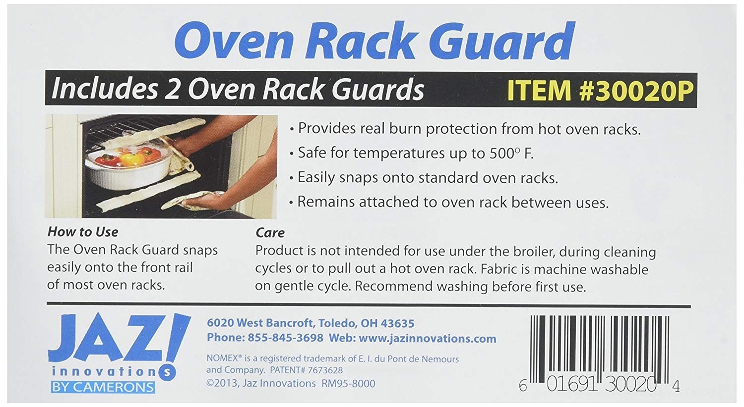 Jaz Oven Rack Guards Amazon Com Jaz Innovations Oven Rack Guard Double Pack Home