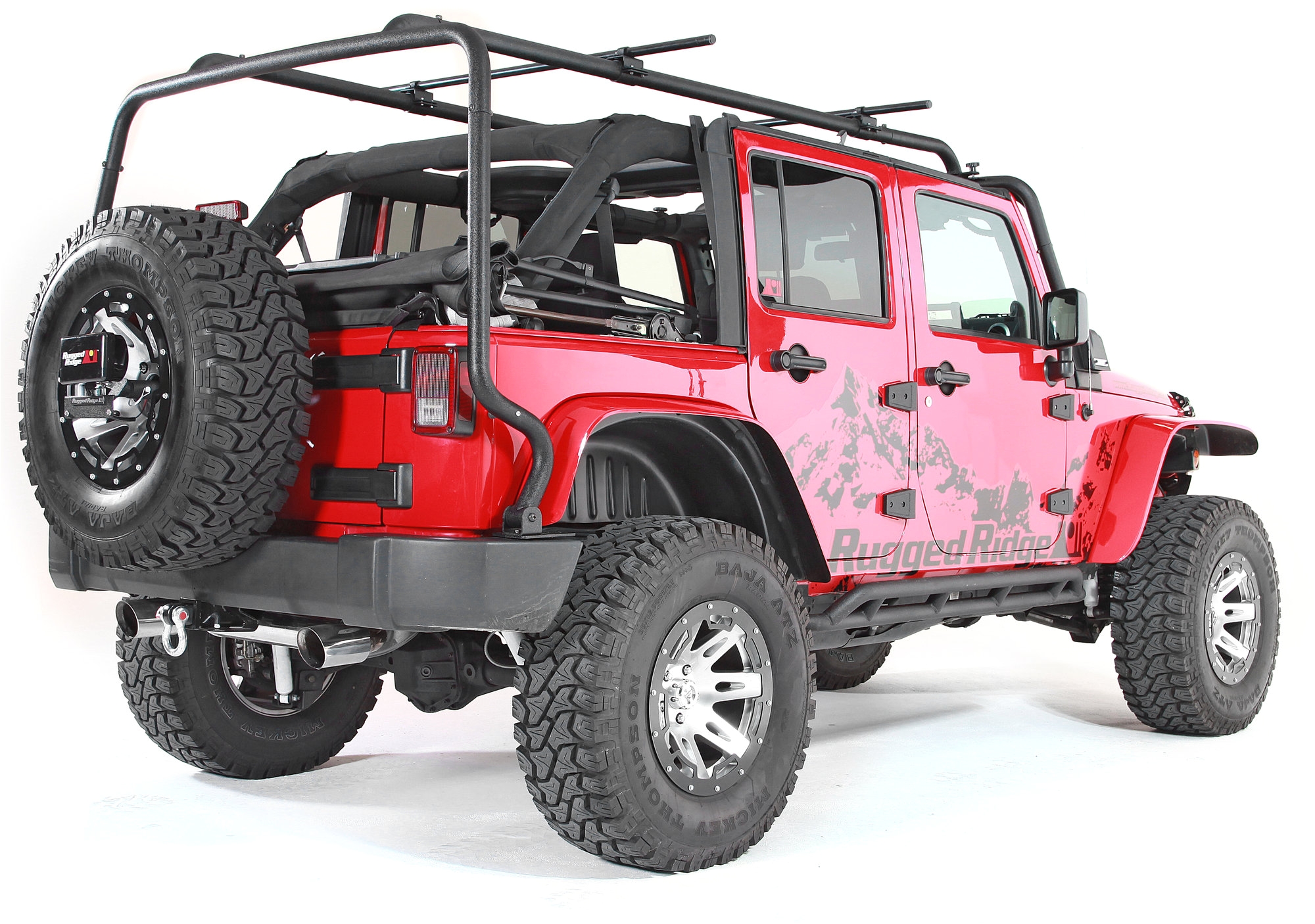 Jeep Jk Roof Rack soft top Rugged Ridge 11703 02 Sherpa Rack for 07 18 Jeep Wrangler Unlimited