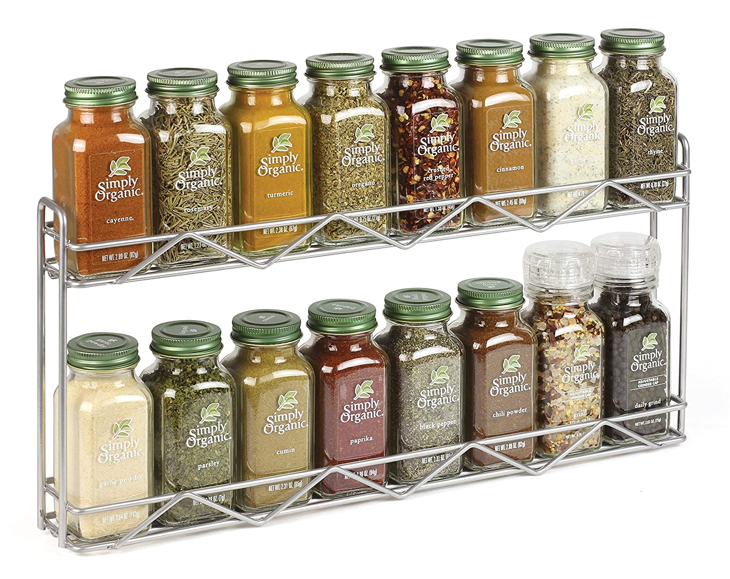 Kamenstein organic Spice Rack Amazon Com Simply organic Filled Spice Rack 10 63 Pound Grocery
