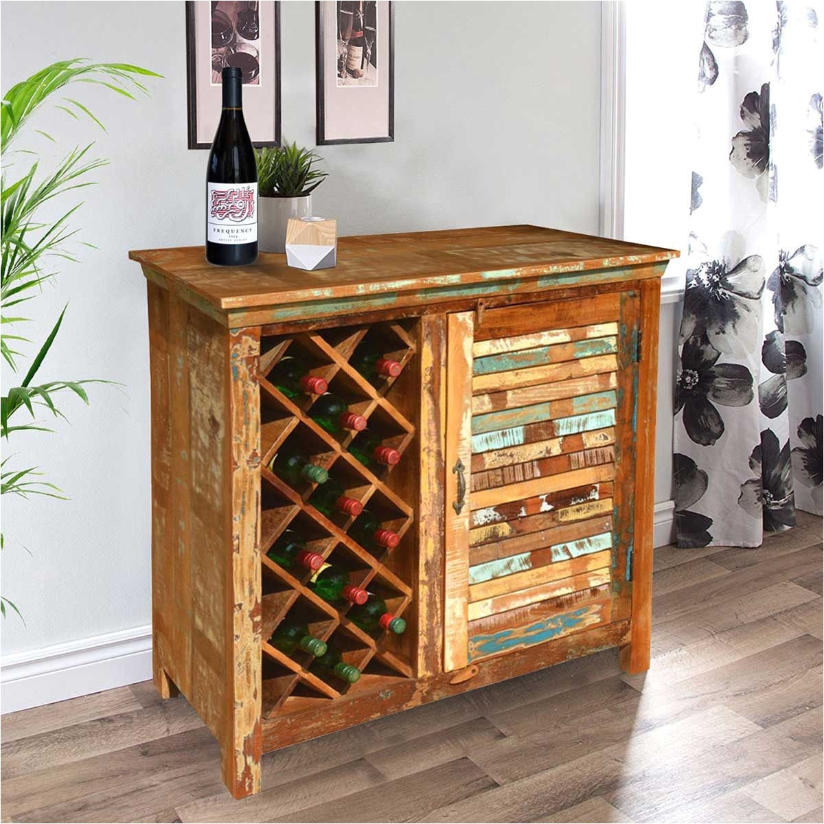 table with wine rack inspirational home decorating as well as fabulous garrard rustic reclaimed wood single