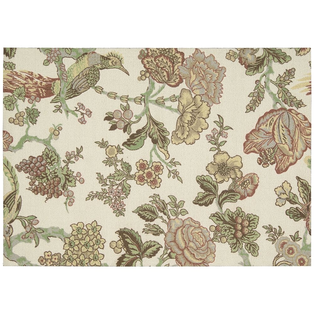 waverly global awakenings floral rug light blue floral rugkohls