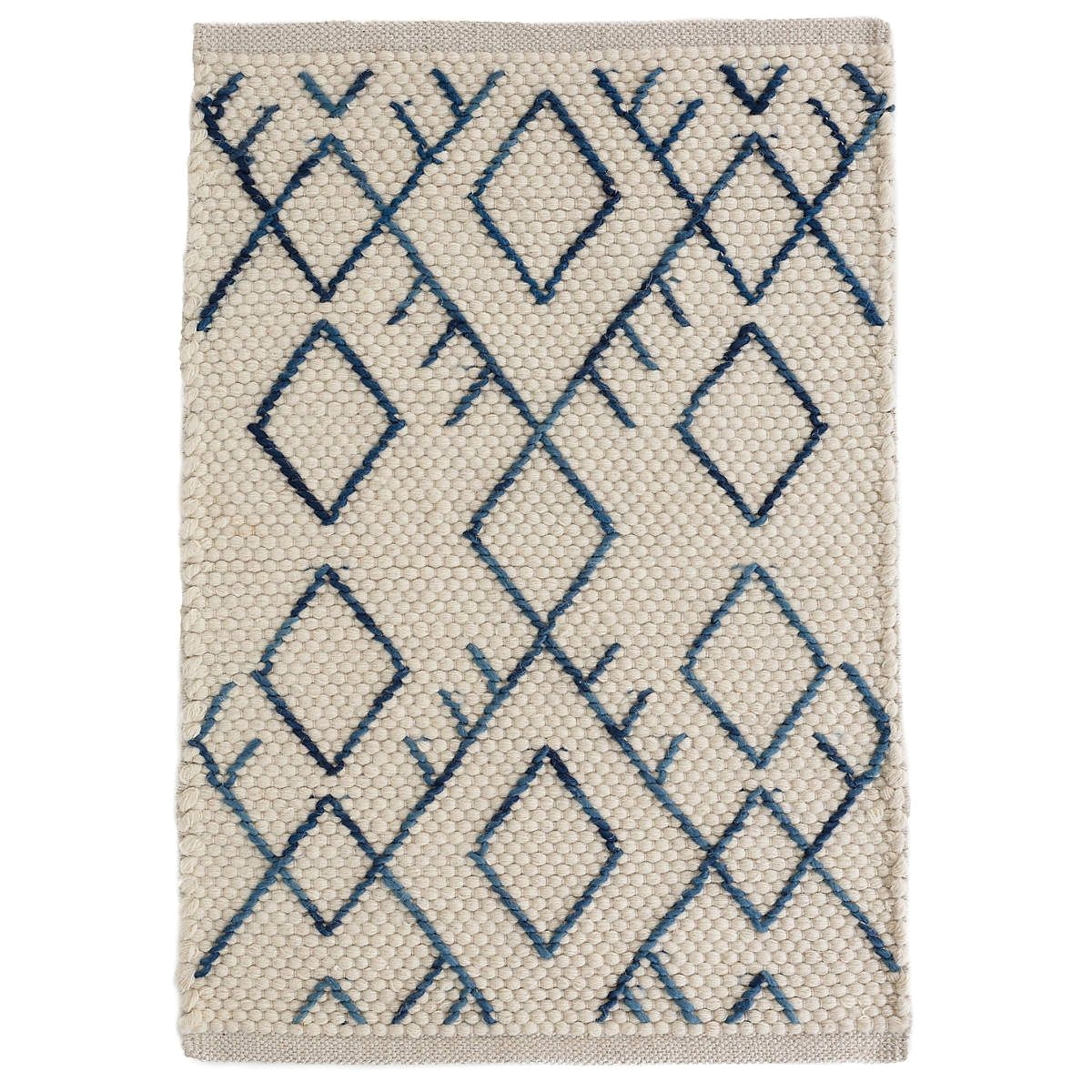 teca ivory woven wool rug dash albert