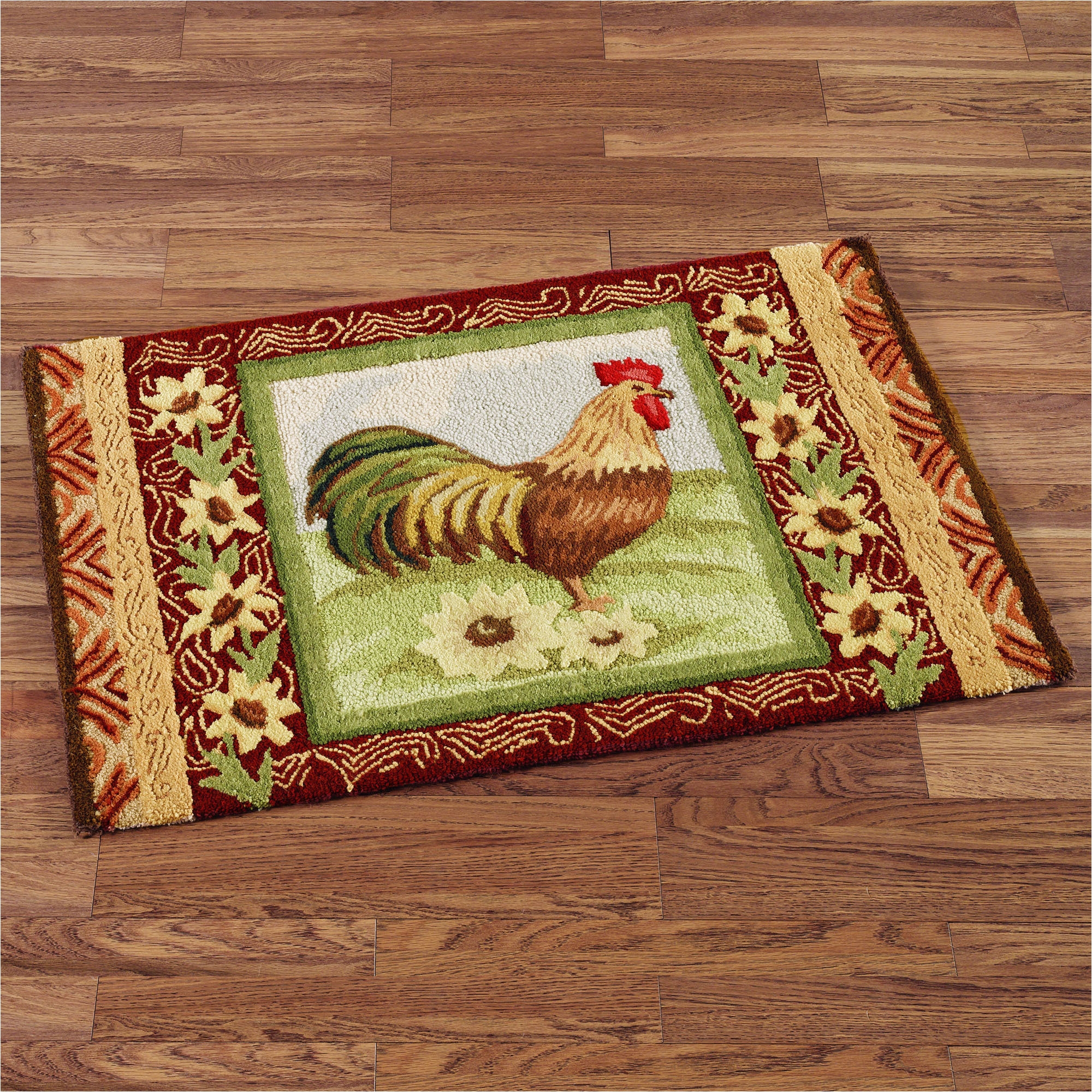 rooster kitchen rug roselawnlutheran simple rooster kitchen rugs with impressive picture of rooster and flowers on wooden floor