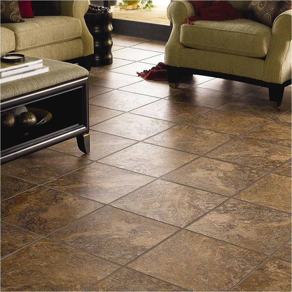 luxury vinyl tile flooring looks like tile but warmer and won t crack if you drop something on it