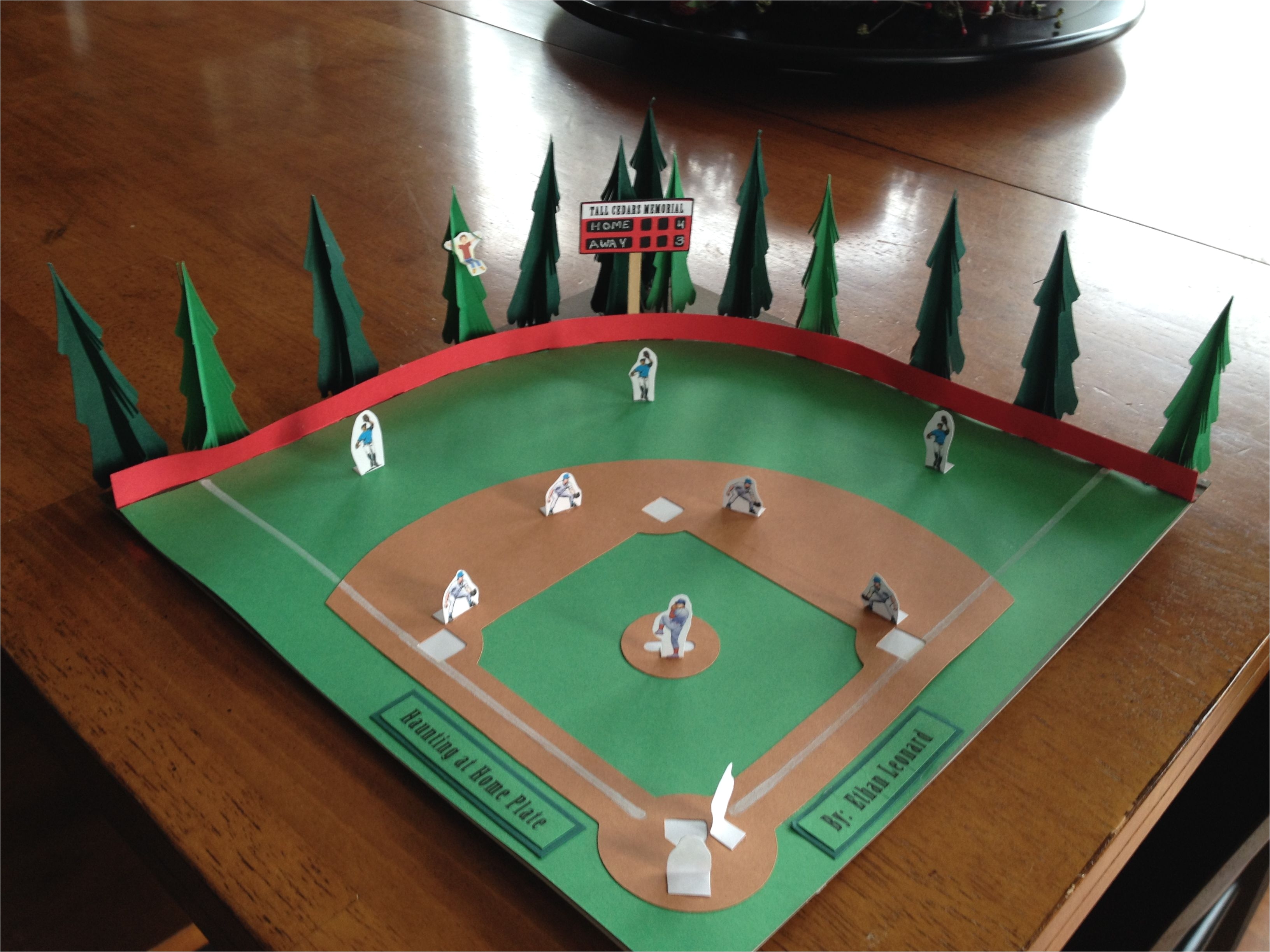 baseball project for a book report