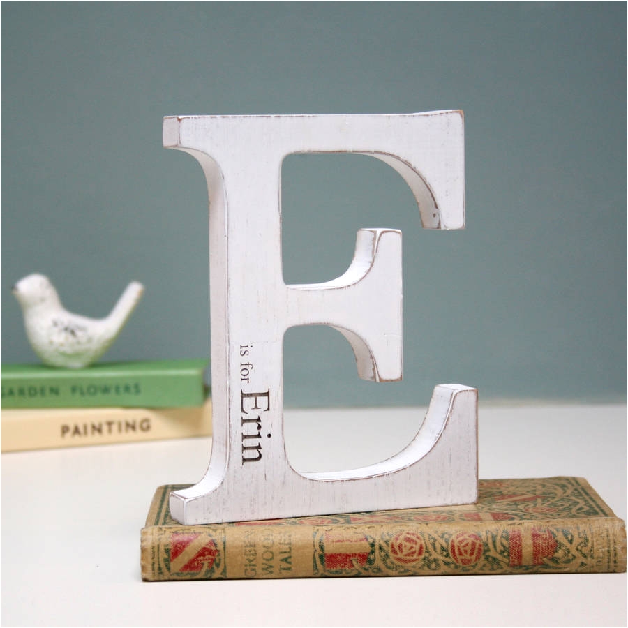 personalised initial white letter children s parties