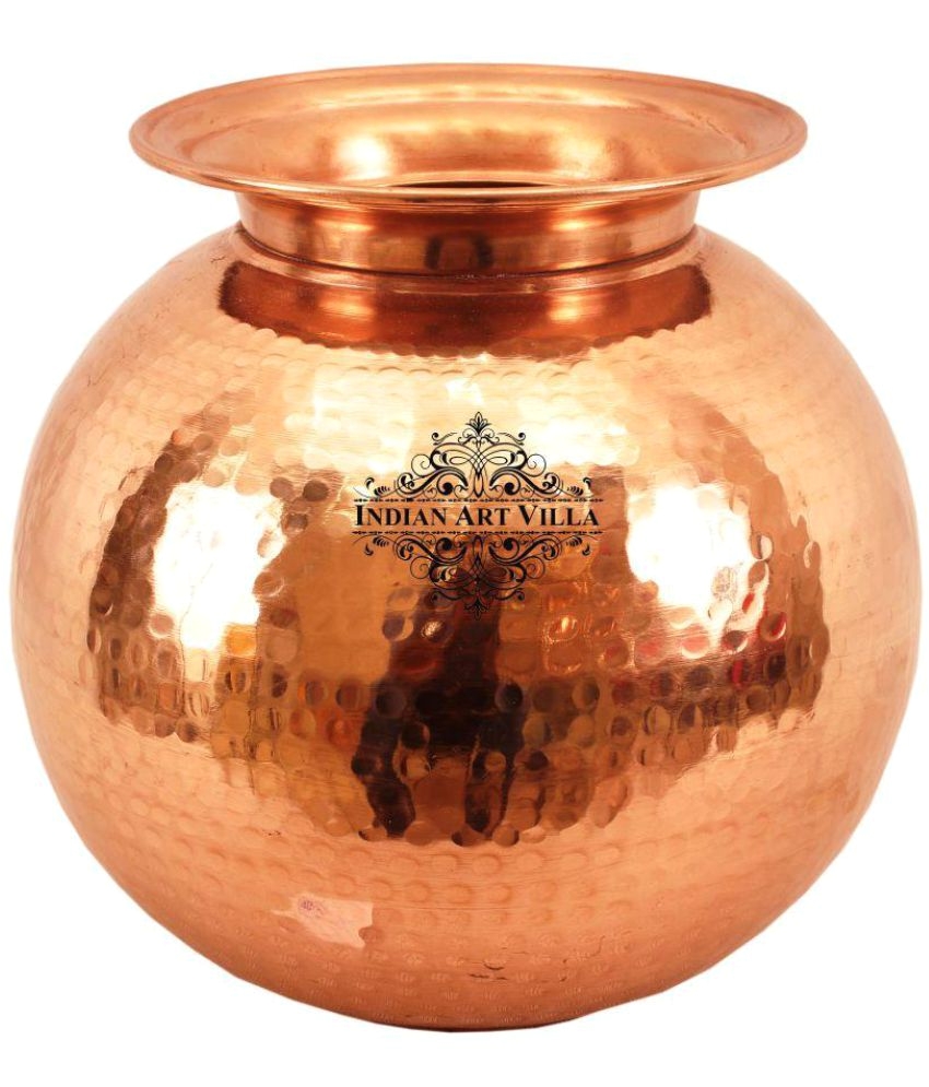 indianartvilla no coating copper pot