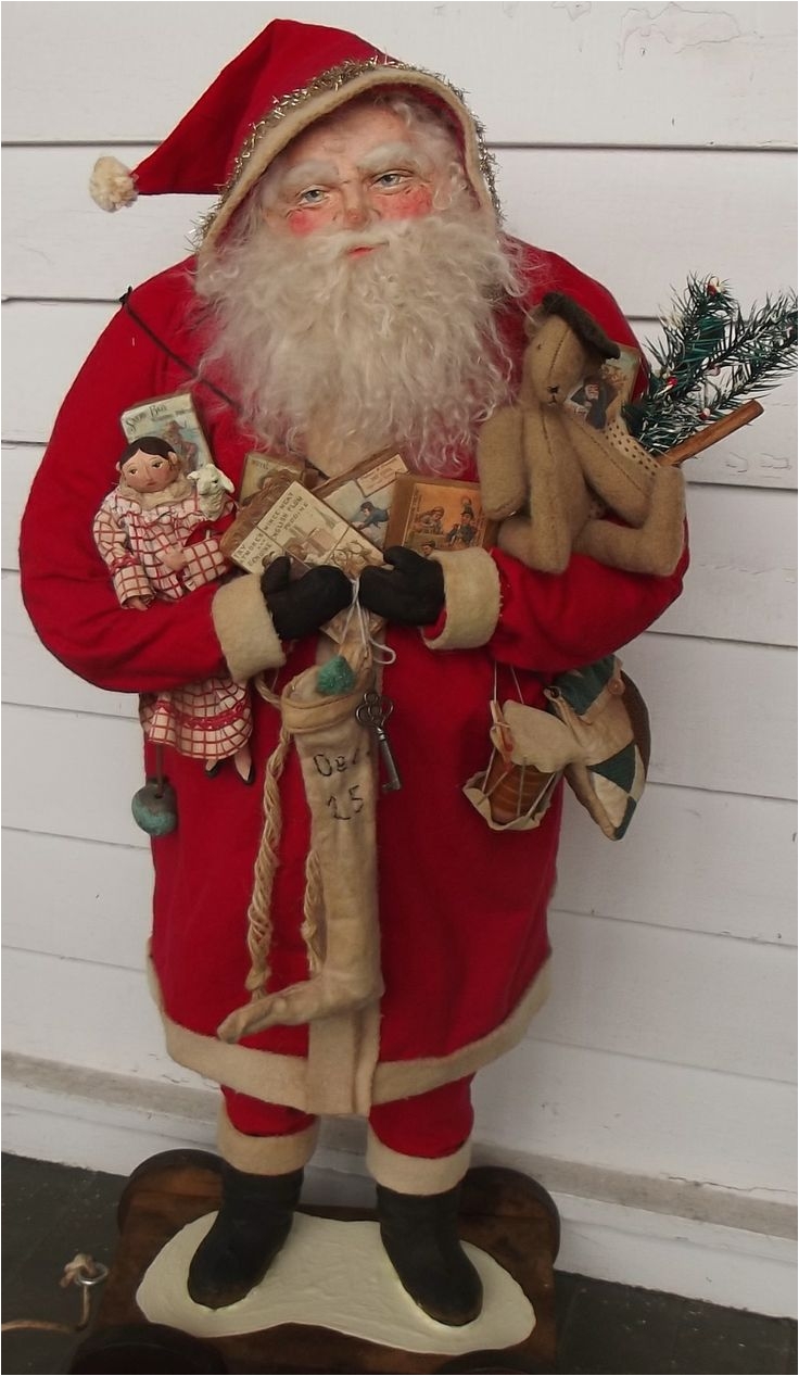 handmade santa claus toys doll teddy bear by kim sweet kim s klaus