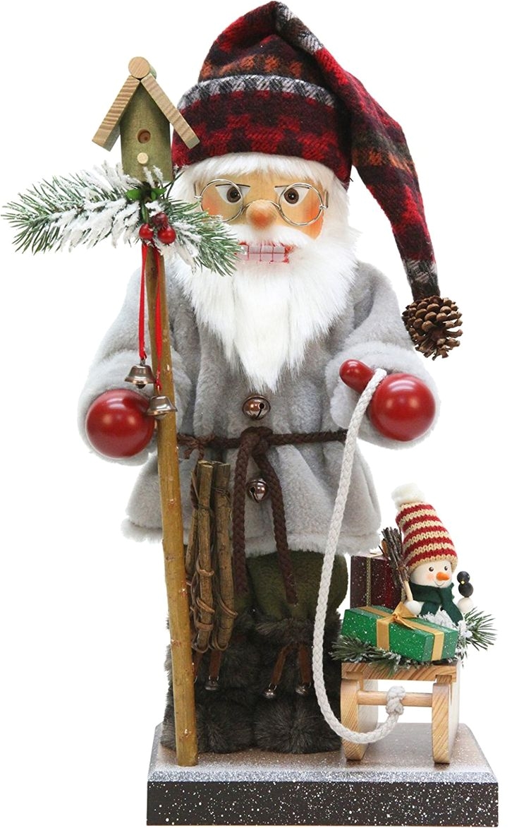 alexander taron importer 0 491 christian ulbricht nutcracker santa with sled snowshoes an d