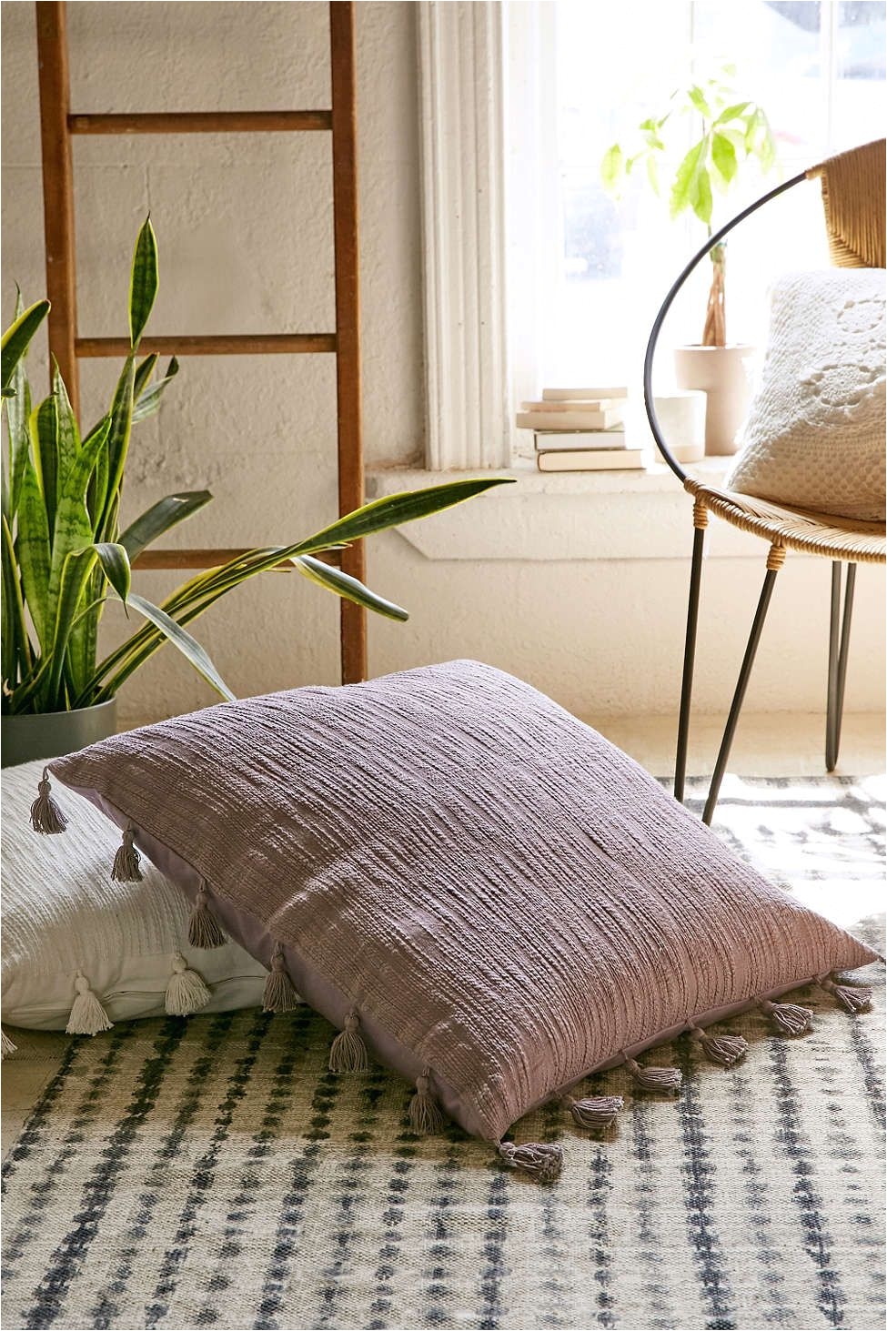magical thinking hudson oversized tassel pillow urban outfitters
