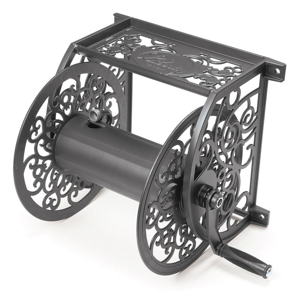 decorative cast aluminum hose reel a liberty garden