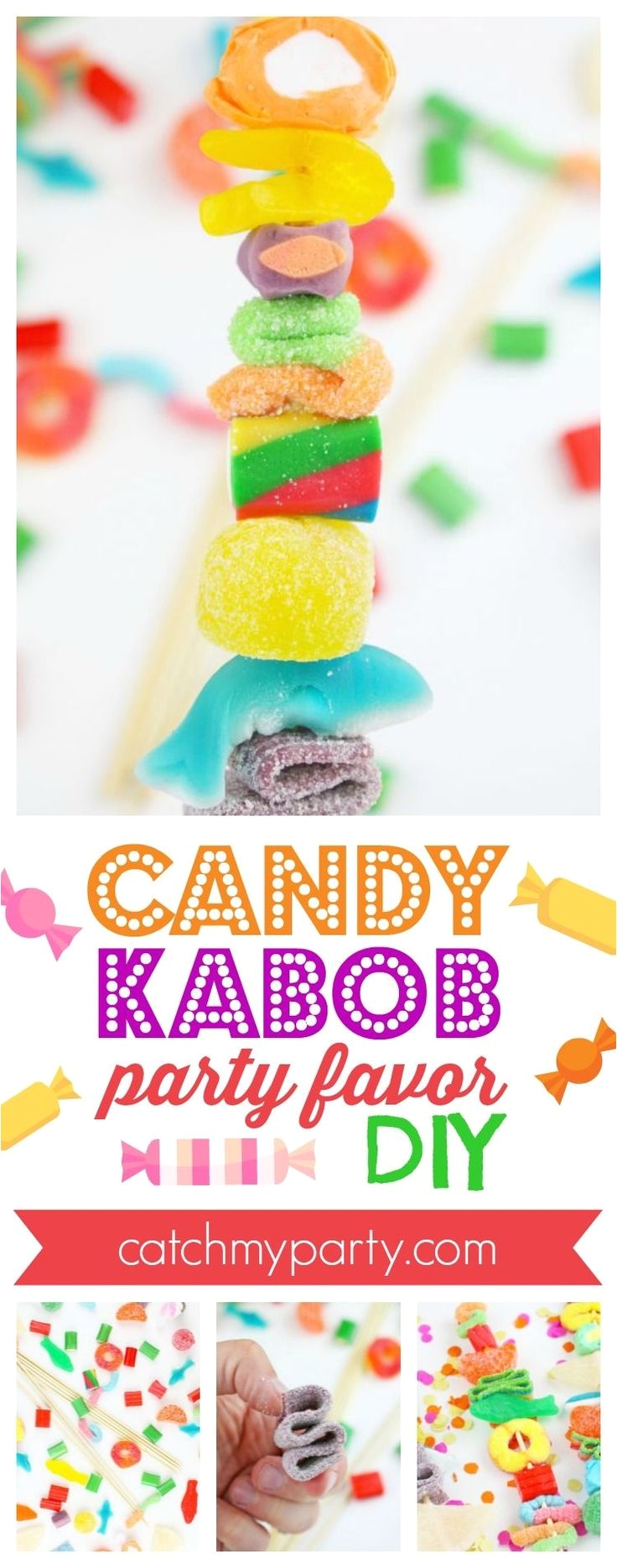 candy kabob party favor catchmyparty com catchmyparty partyfavor candy candybirthdayparty