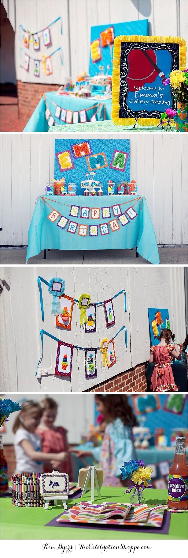 10 art birthday party ideas for your little picasso