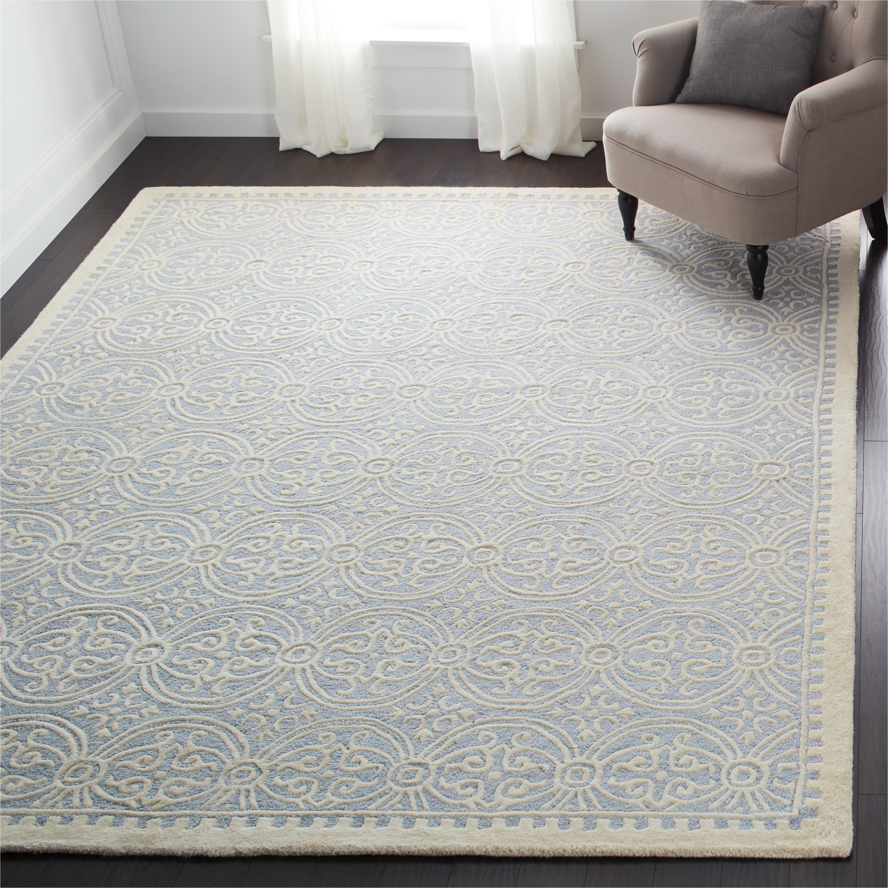 shop safavieh handmade moroccan cambridge light blue wool area rug on sale free shipping on orders over 45 overstock com 7530636