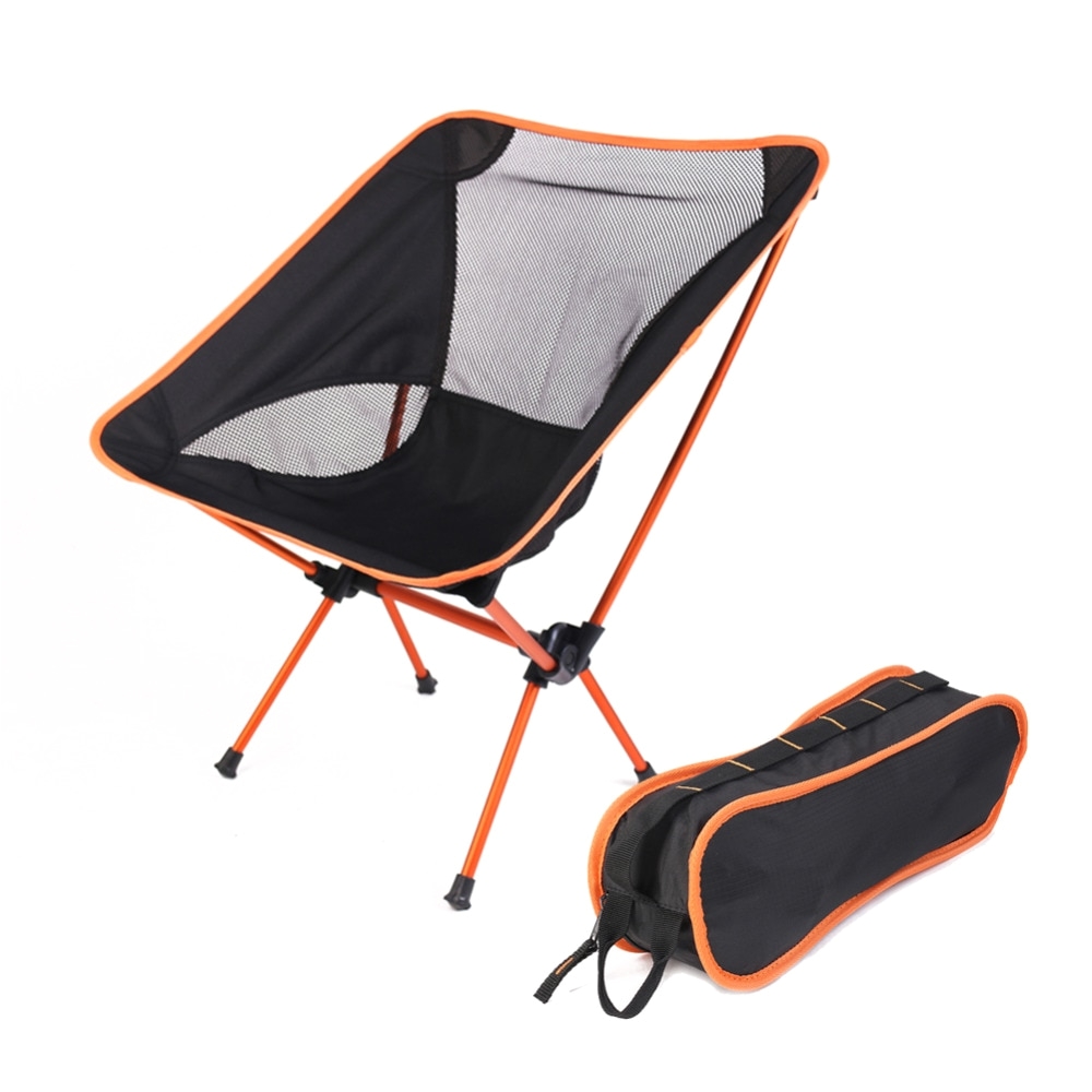 chair one compact folding camp chair black orange moon chair in beach chairs from furniture on aliexpress com alibaba group