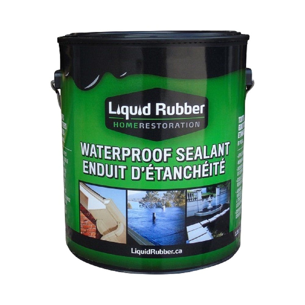 liquid rubber color waterproof sealant 1 gallon medium brown