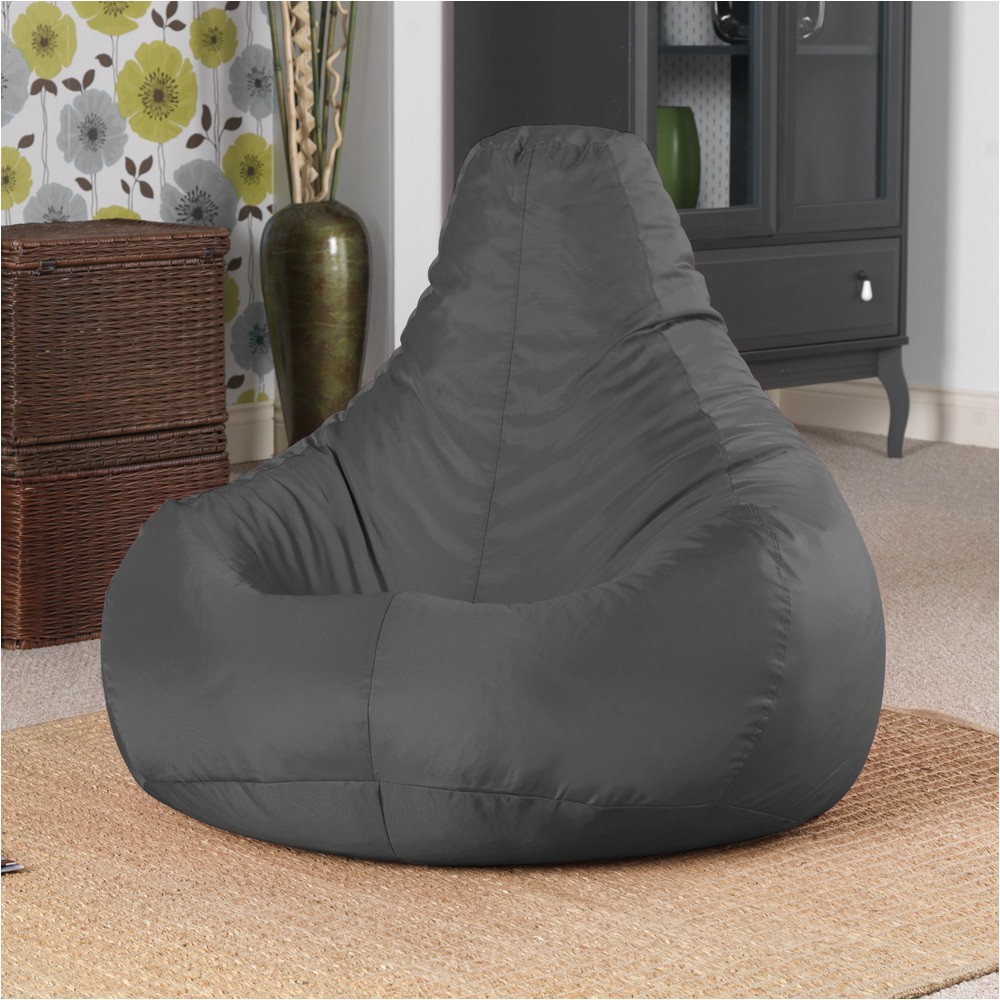 slate grey recliner bean bag