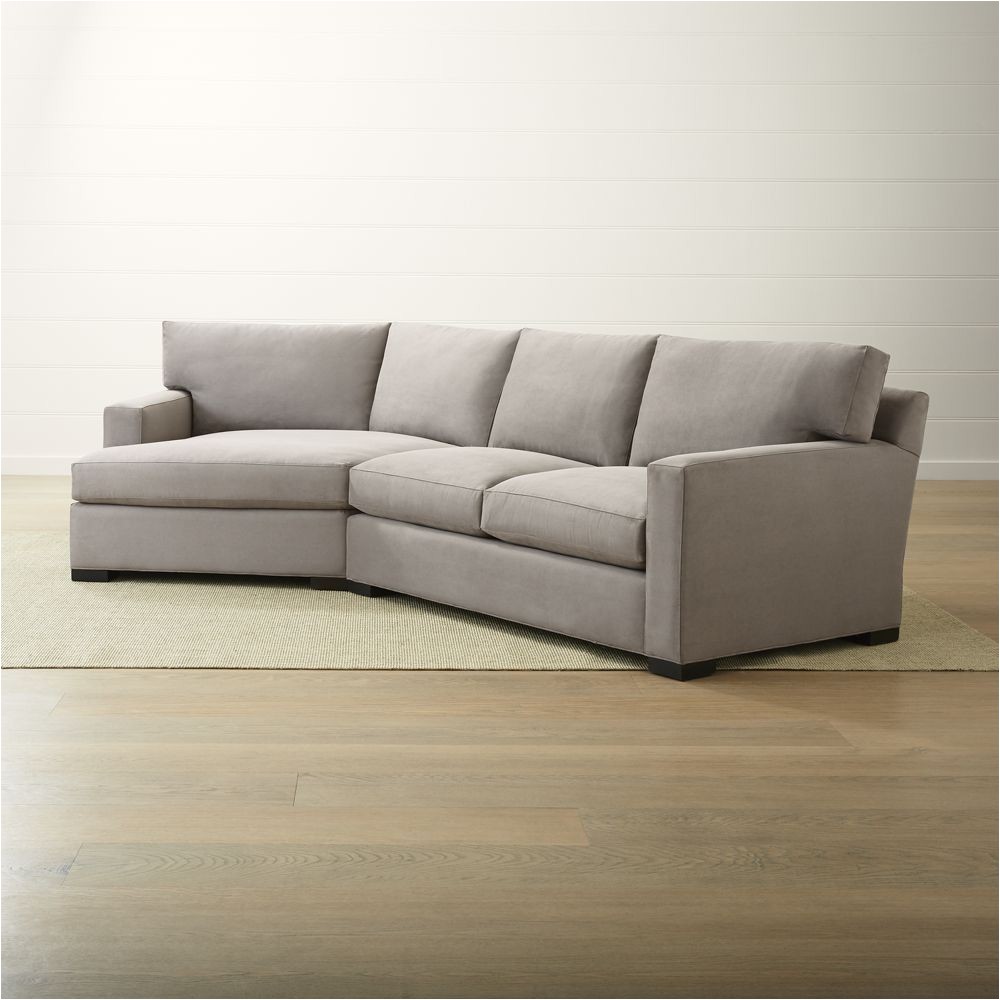 beautiful comfy sleeper sofa axis ii 2 piece left arm angled chaise sectional sofa