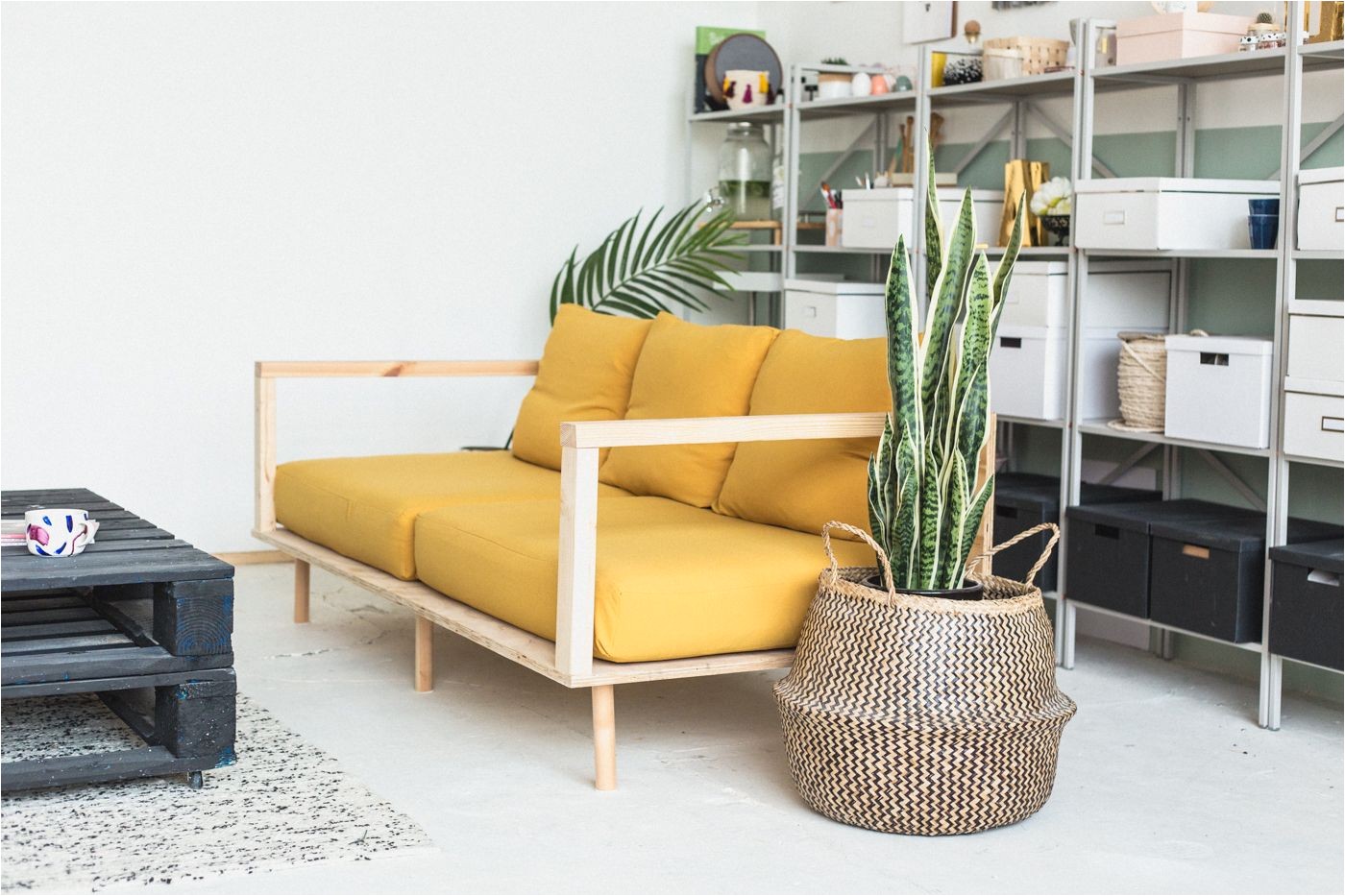 make yourself comfortable with this easy diy wooden studio sofa