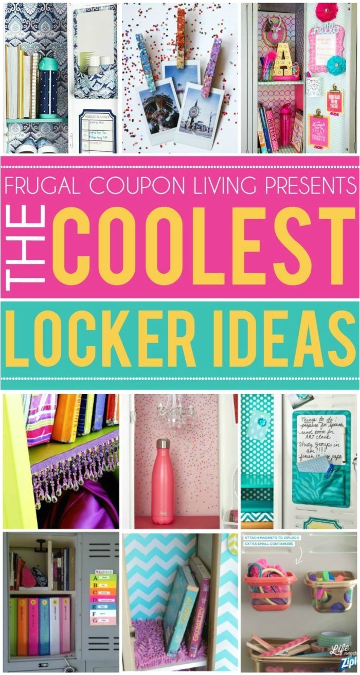fun and creative locker ideas for the coolest kid in the hall school locker organization
