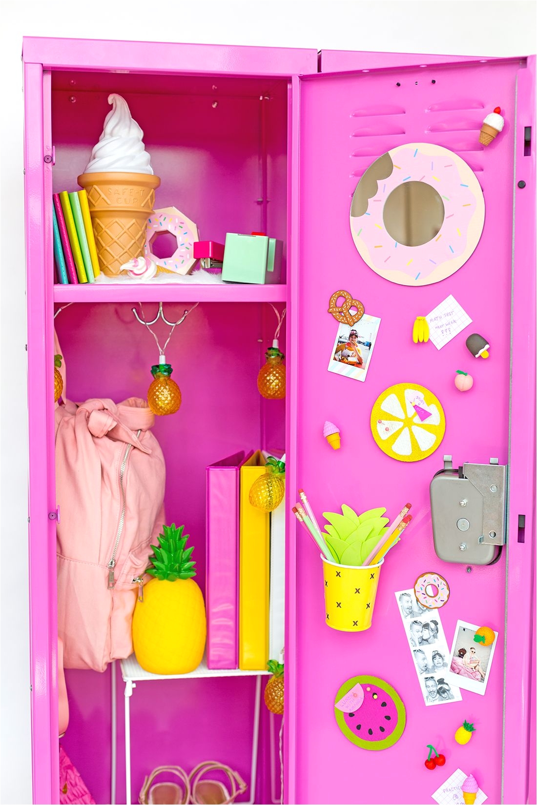 colorful diy locker decoration ideas