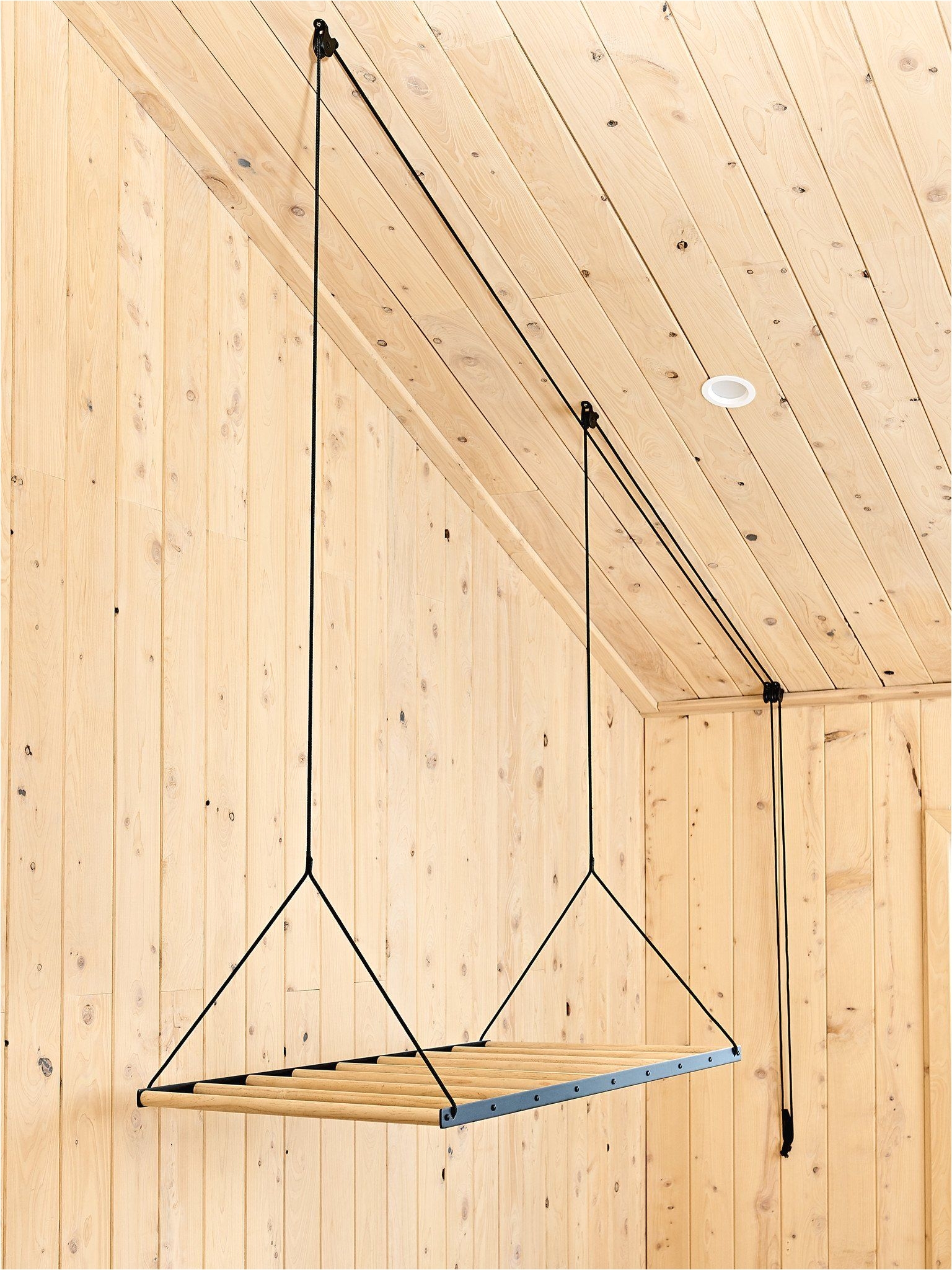 hanging drying rack simple functional and designed to last the hanging clothes rack is mounted from the ceiling using a seamless pulley system