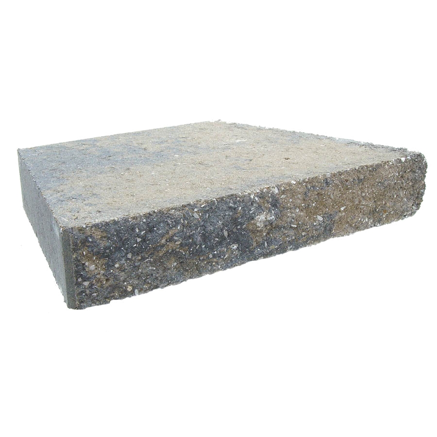 cumberland blend retaining wall cap common 3 in x 16 in