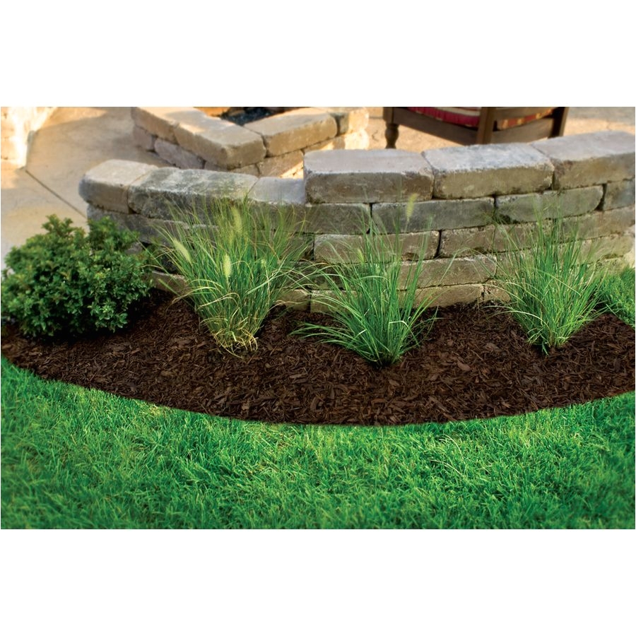 Lowes Decorative Garden Rocks Shop Rubberific 0 8 Cu Ft Dark Brown Shredded Rubber Mulch