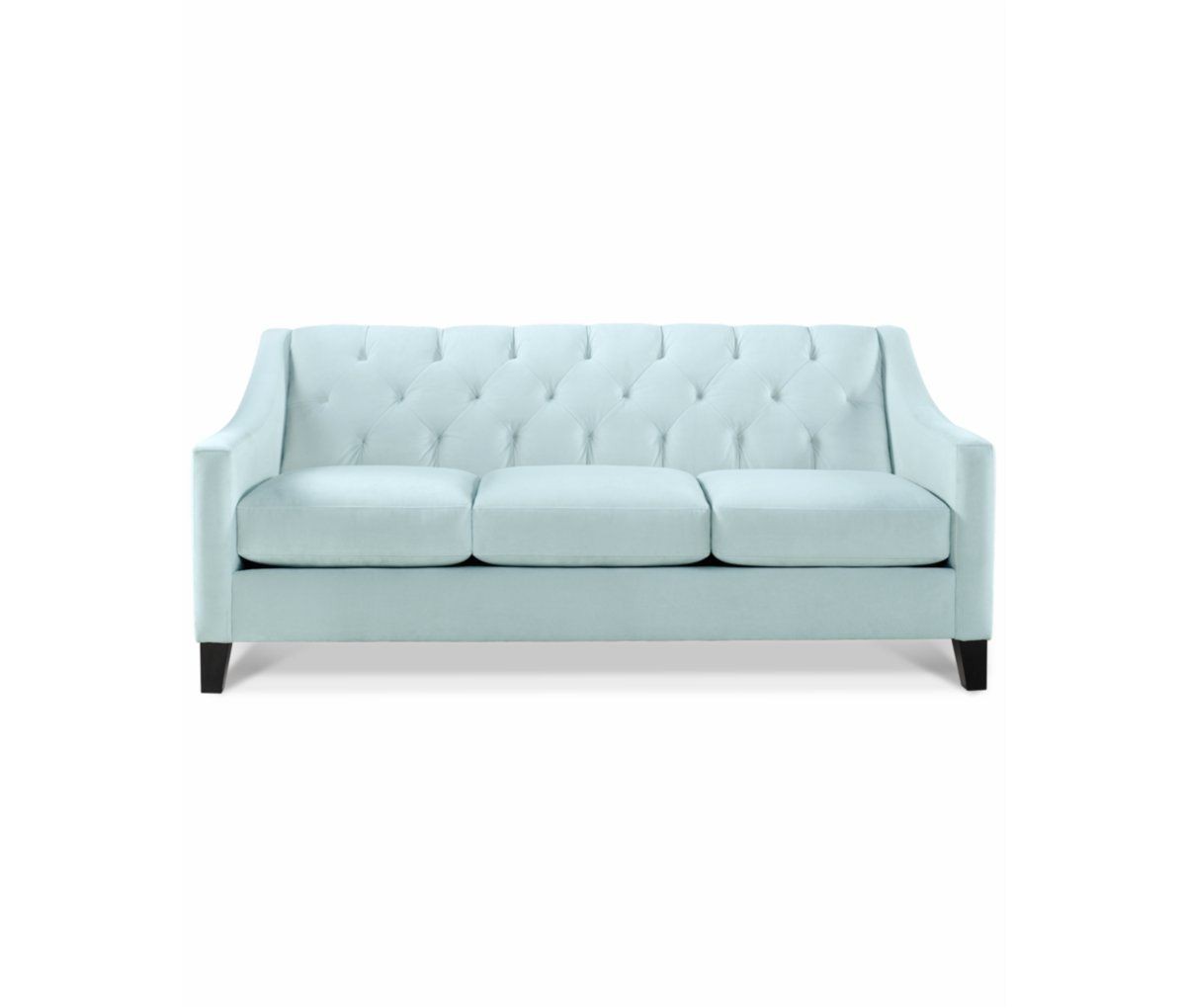 chloe velvet tufted sofa furniture macy s