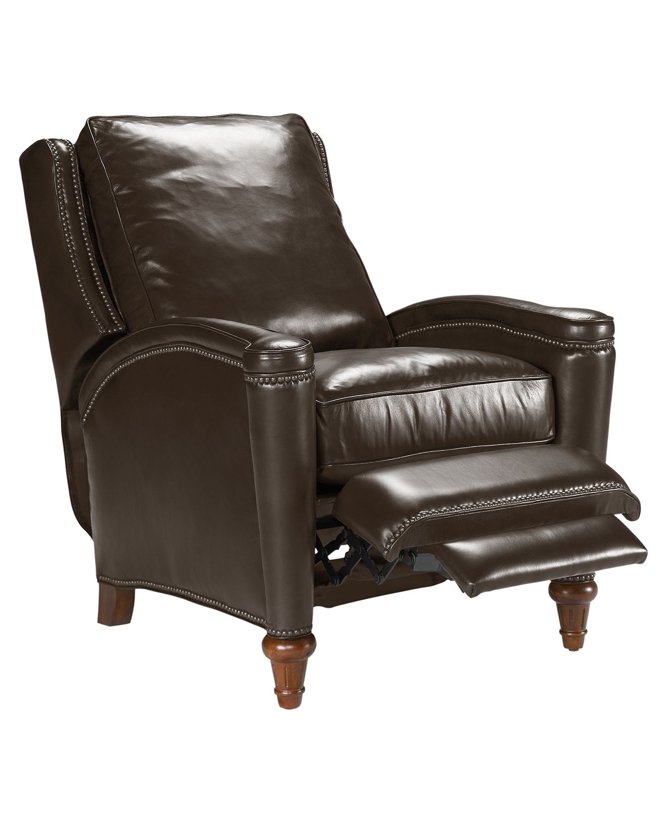Macys Leather Chair Recliner Rutherford Leather Recliner Chair Recliners Furniture Macy S