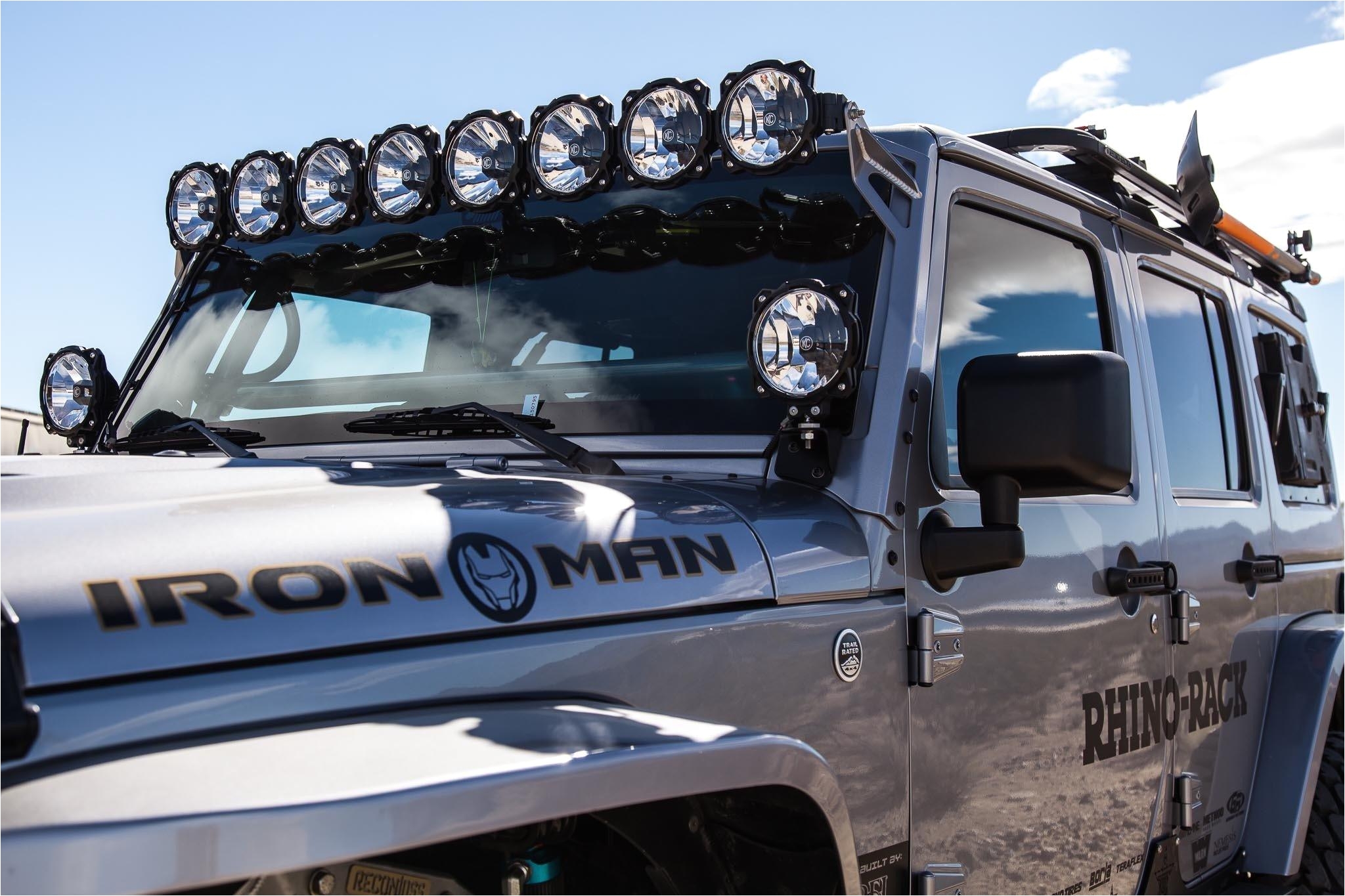 gravity led pro6 8 light 50 universal light bar system on jeep